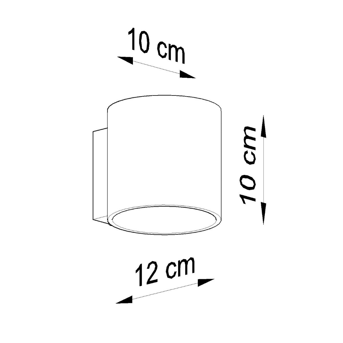 Applique Aluminium Blanc G9 1 Orbis blanc, EDEN