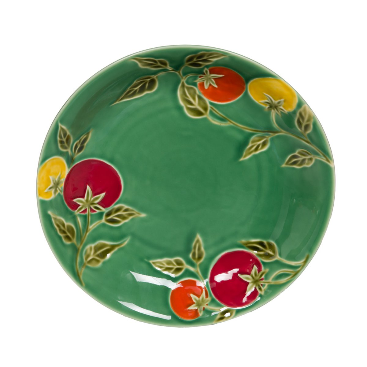 Plat rond Pomodoro 30 cm - POMODORO vert, TABLE PASSION