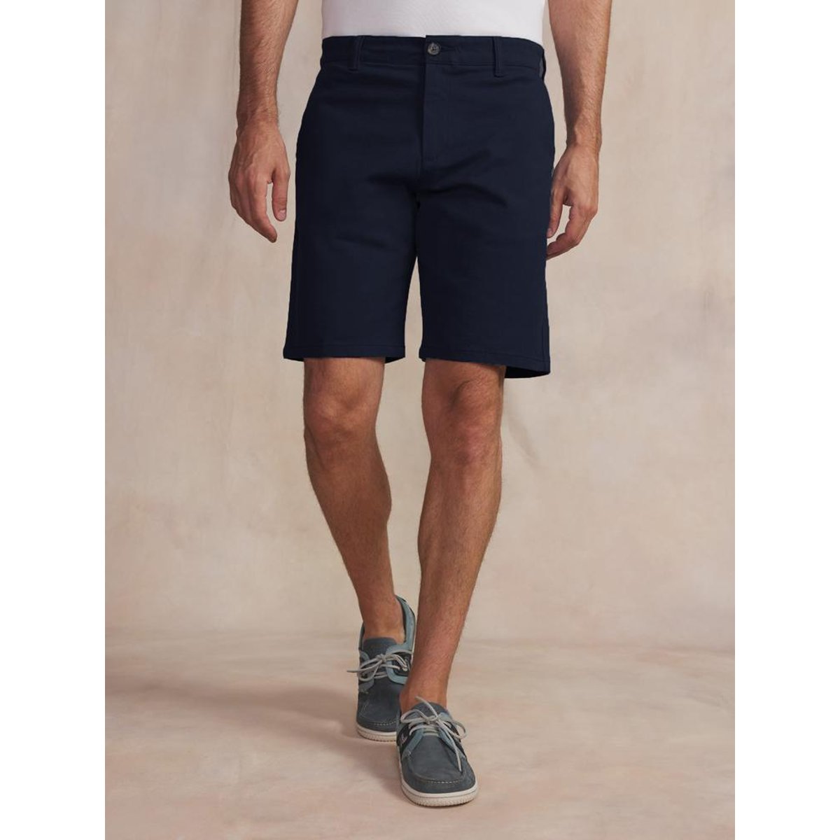 Bermuda ceinture droite avec passants PAVLOBER navy, TBS