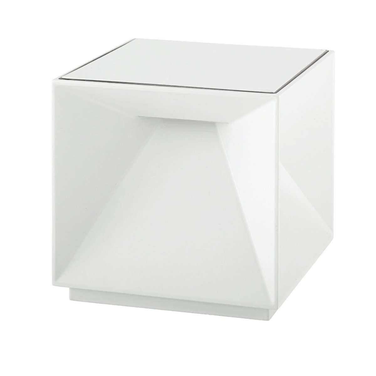 Lampe de chevet sans fil CUBOX MINI blanc, LUMISKY
