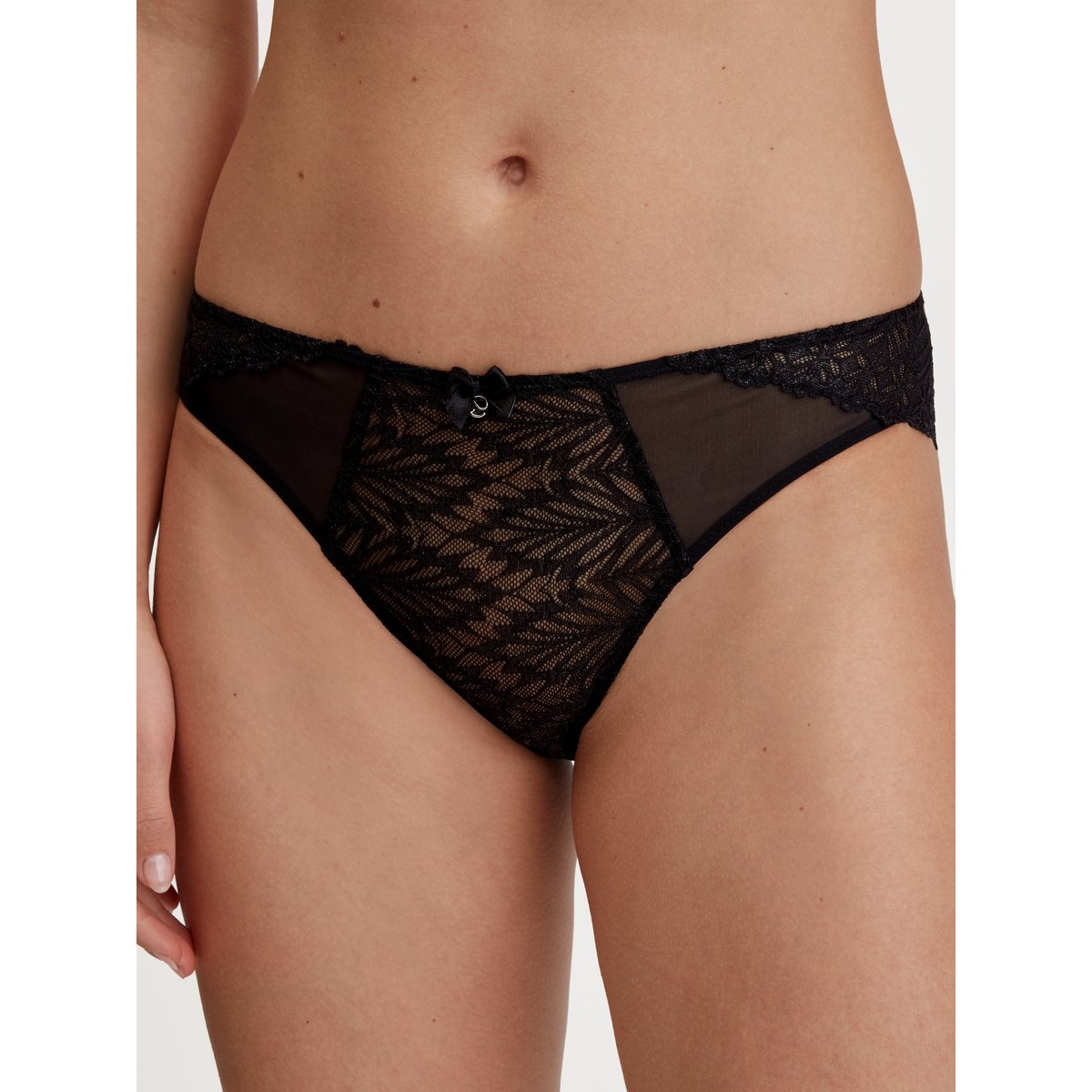 Slip Viscose SEDUCTION LACE noir, CALIDA