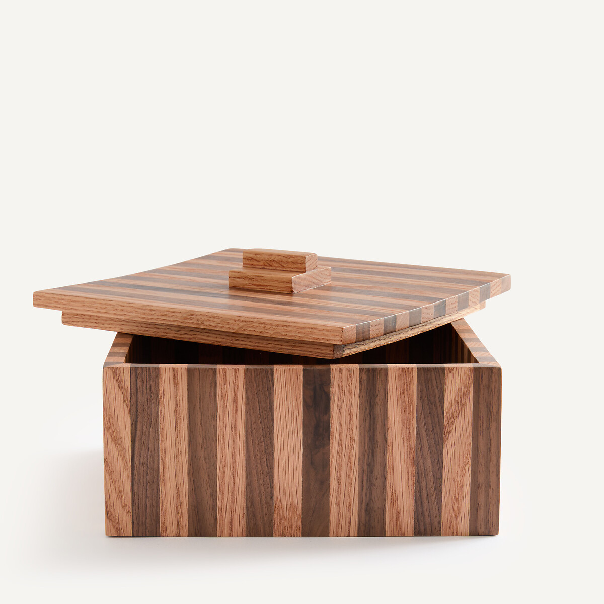 Caja para material de oficina, de roble y nogal, COELHO roble/nogal, AM.PM