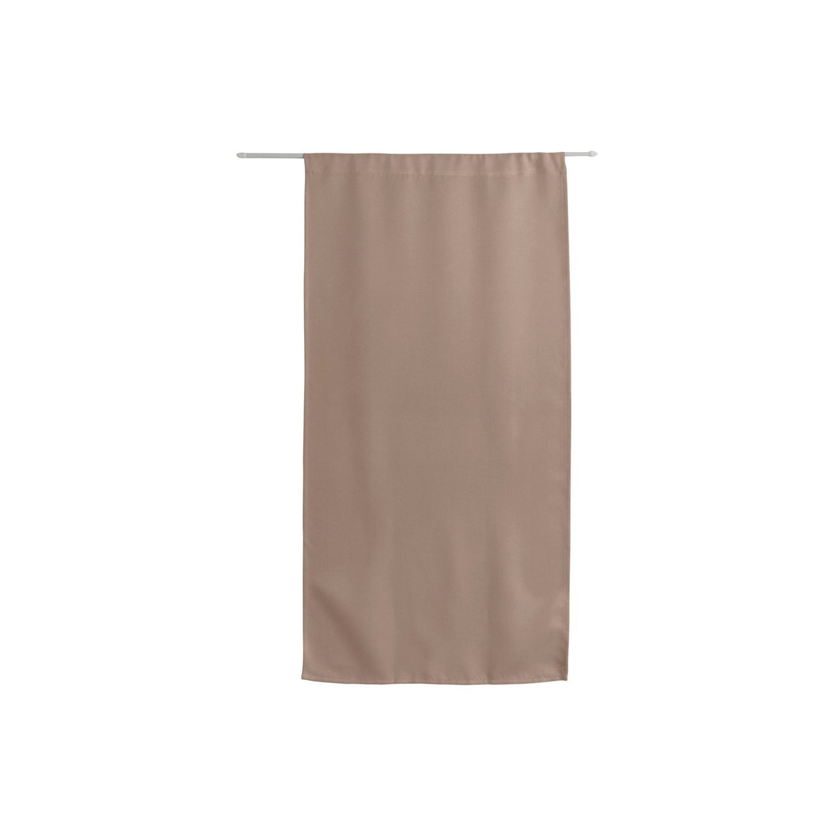 Vitrage occultant passe tringle REGLISSE beige, TOILINUX