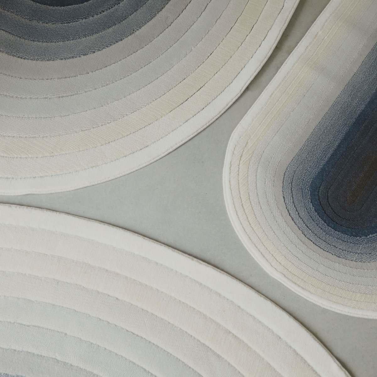 Tapis de couloir bleu - Olympic bleu / beige, ZUIVER