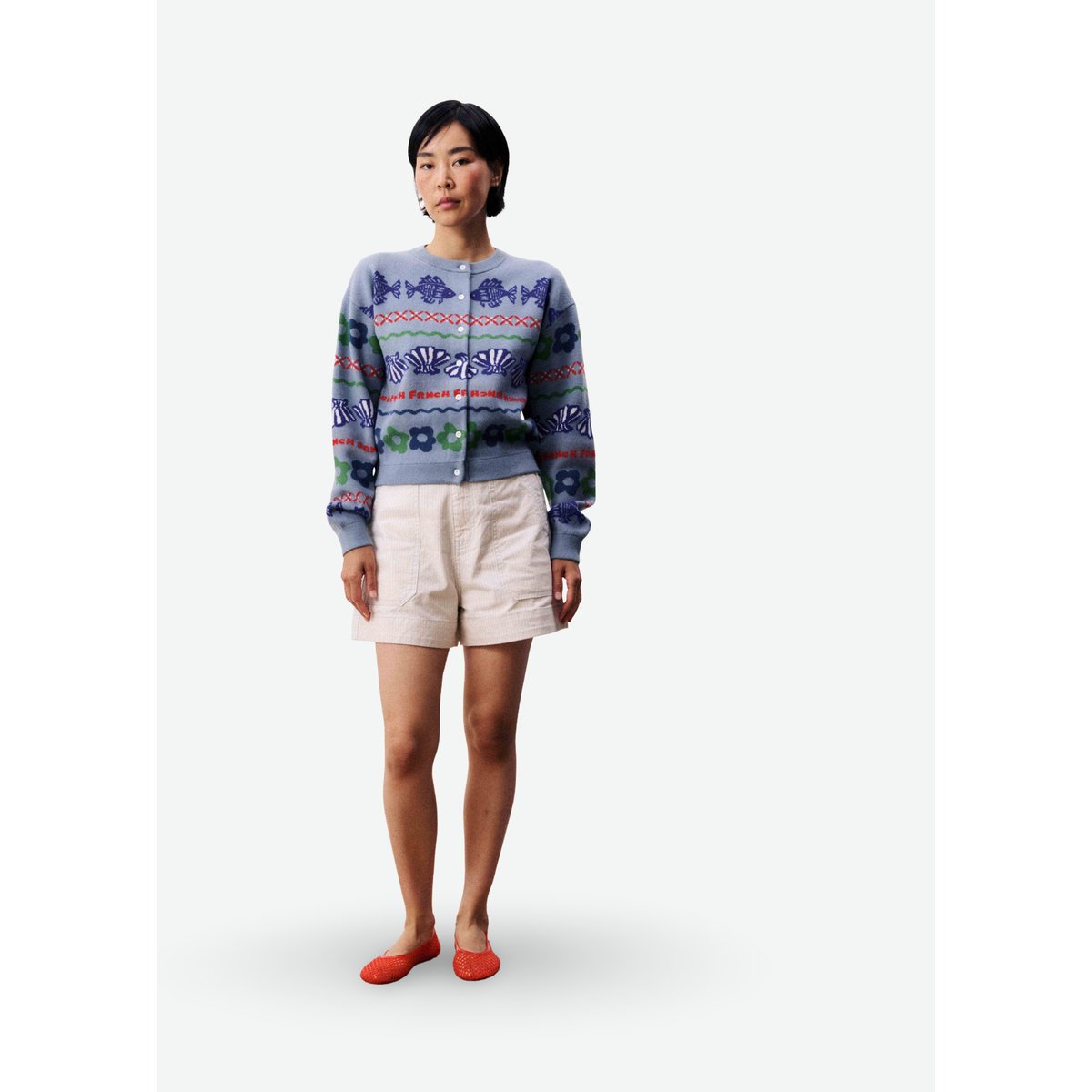 Cardigan FEDERICA bleu clair, FRNCH