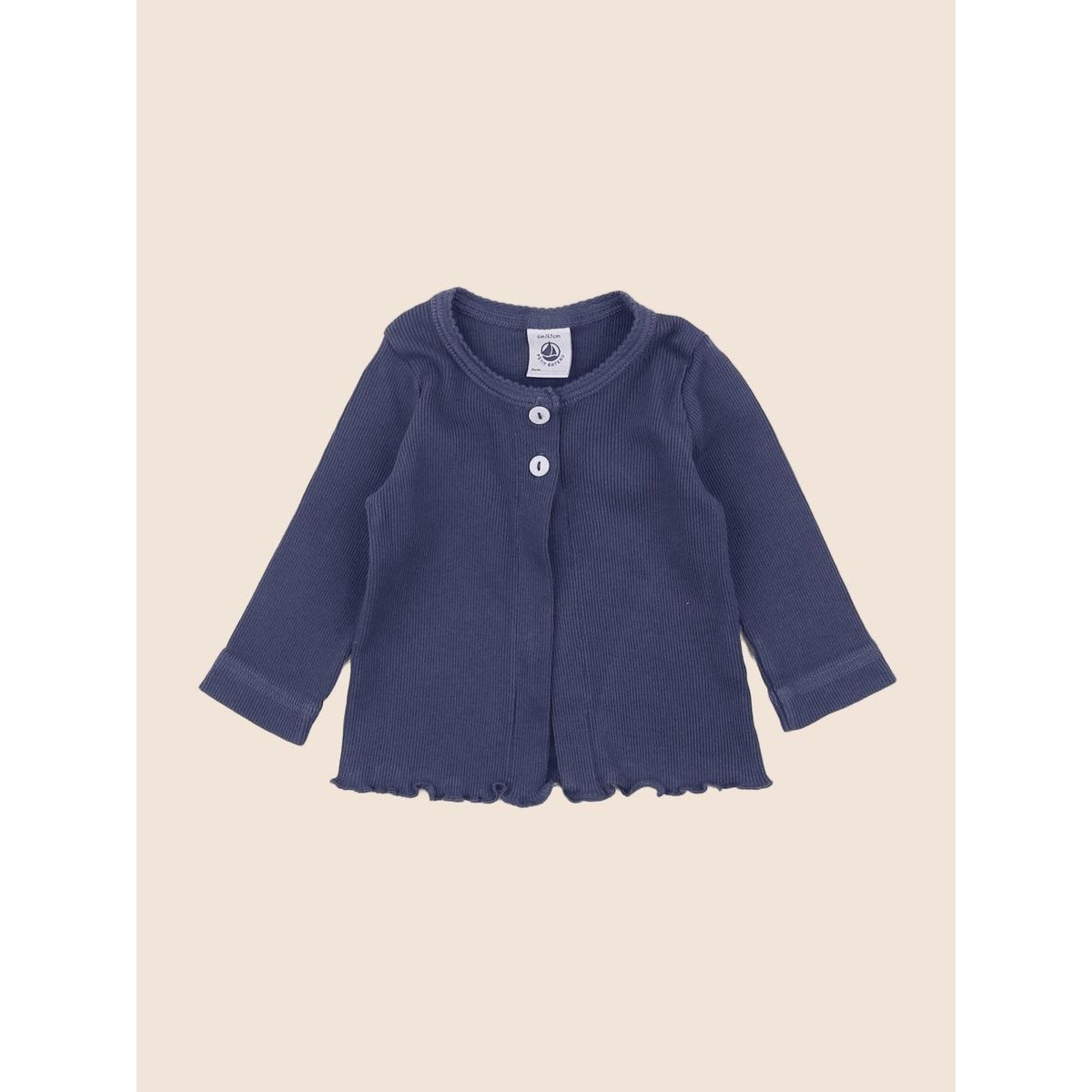 Tee-shirt - Etat satisfaisant bleu, PETIT BATEAU
