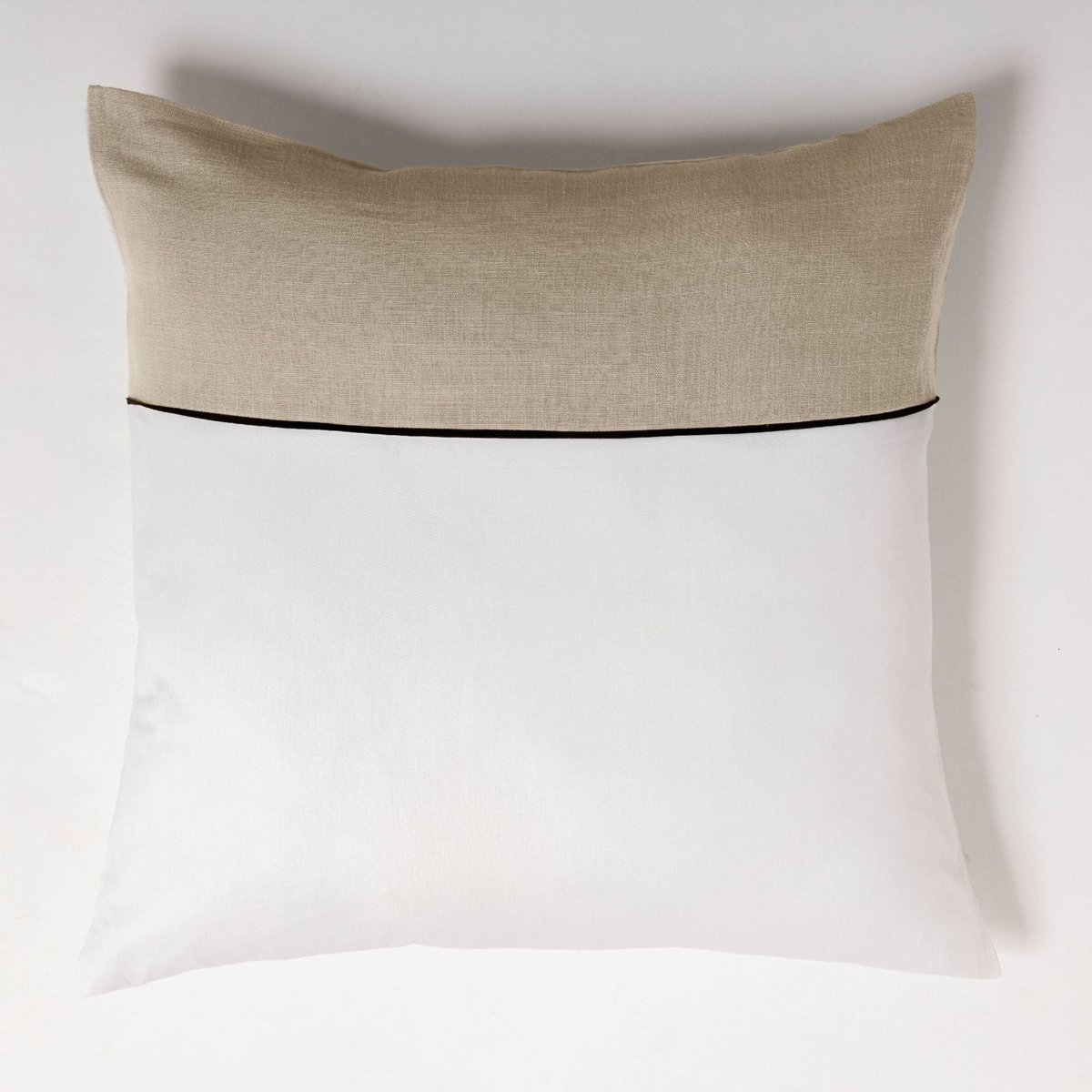 Parure de lit coton Gabrielle blanc, DOUCEUR D'INTÉRIEUR