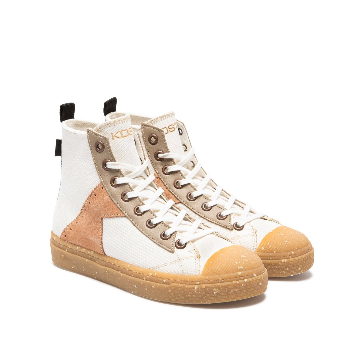 BACKSTAGE H6 ECRU+PETROLE+ROSE ecru+peche+beige, KOST