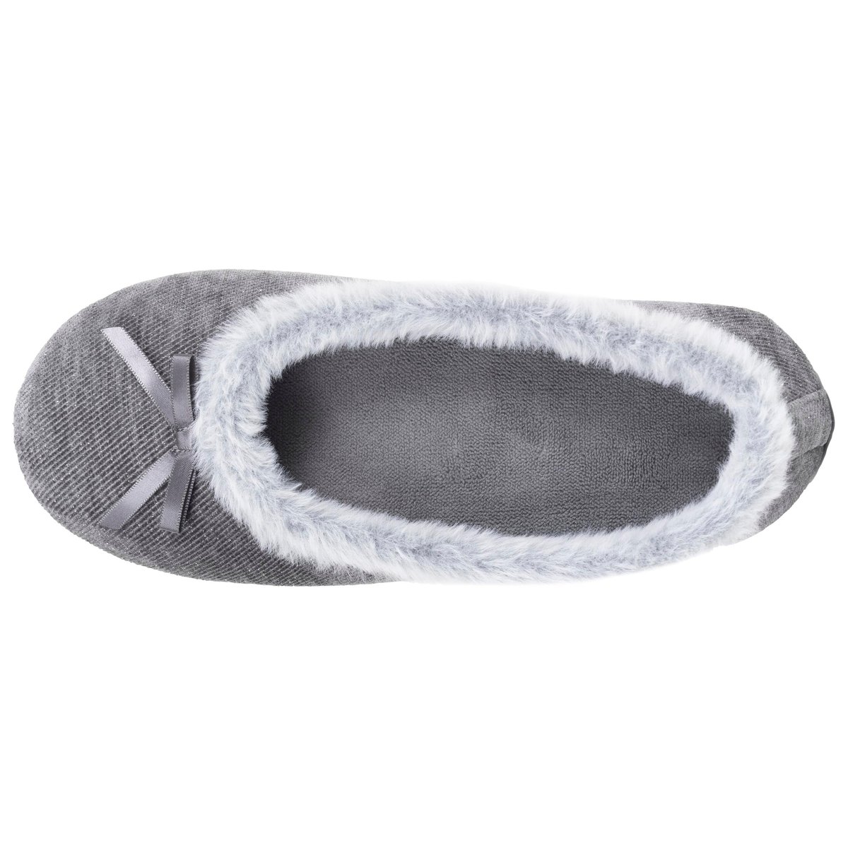 Chaussons extra-light Ballerines gris, ISOTONER