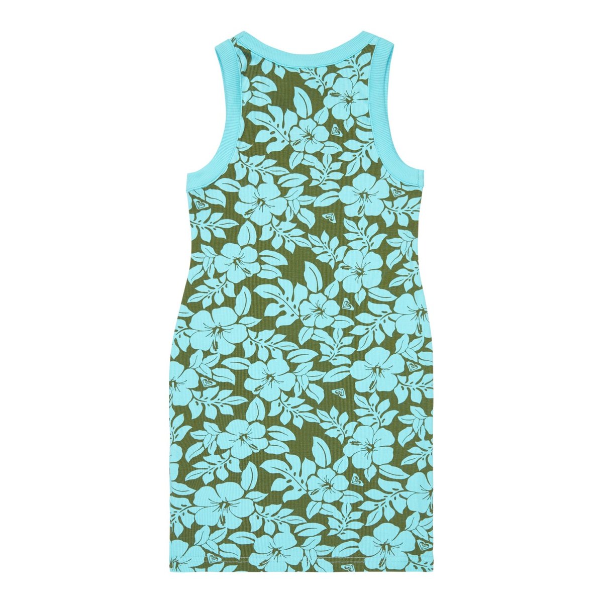 Robe sans manches en maille côtelée ICONIC DAYS PRINTED. vert oil green the mo mini rg, ROXY