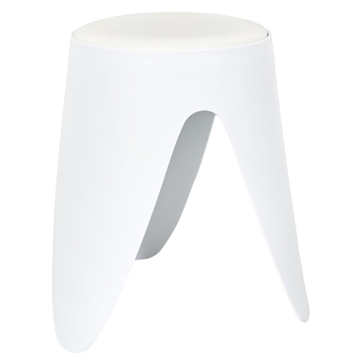 Tabouret Eve Coloris Blanc blanc, DECORATIE