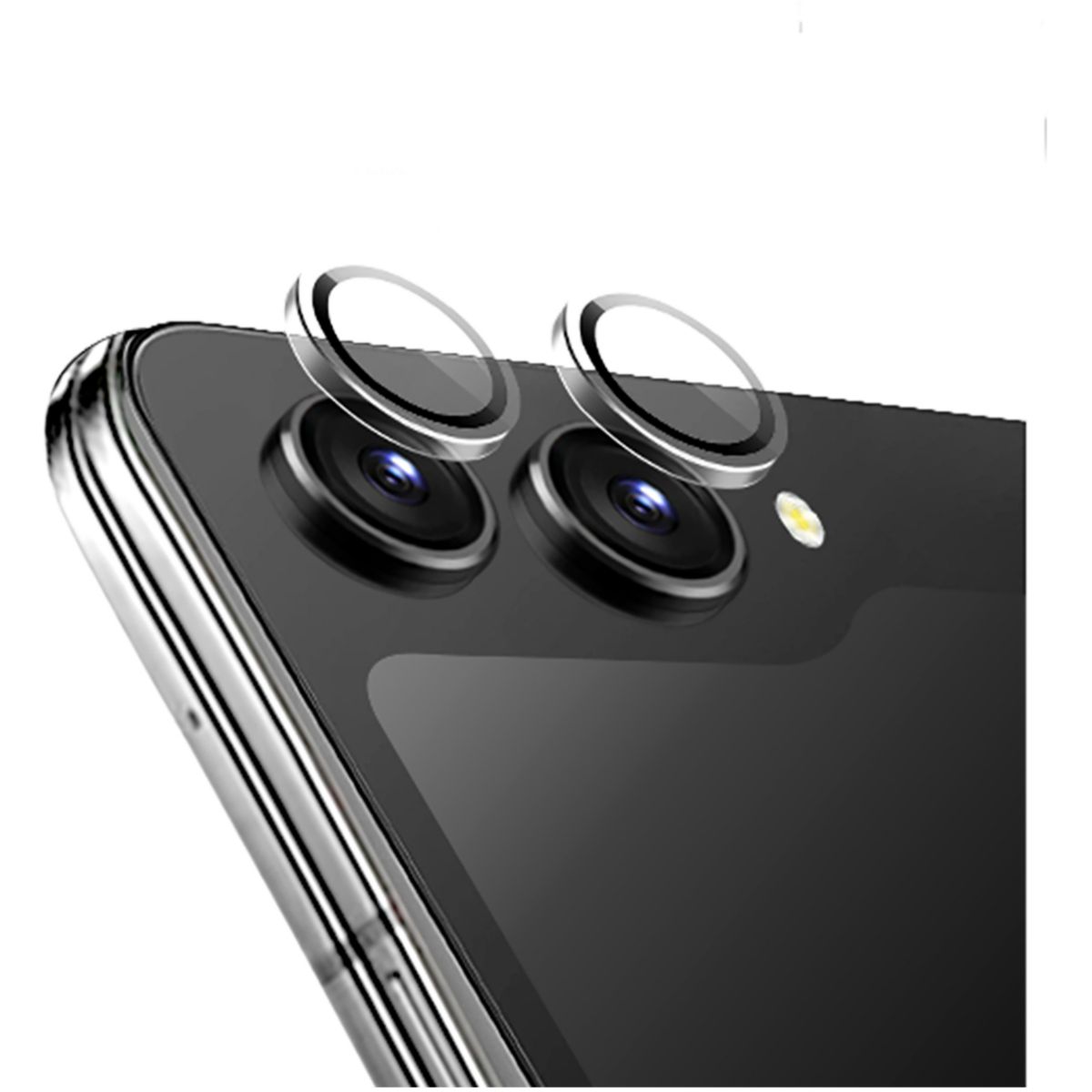 Protège écran Samsung galaxy Z Flip 6/7 FE verre + len couleur unique, FORCE GLASS