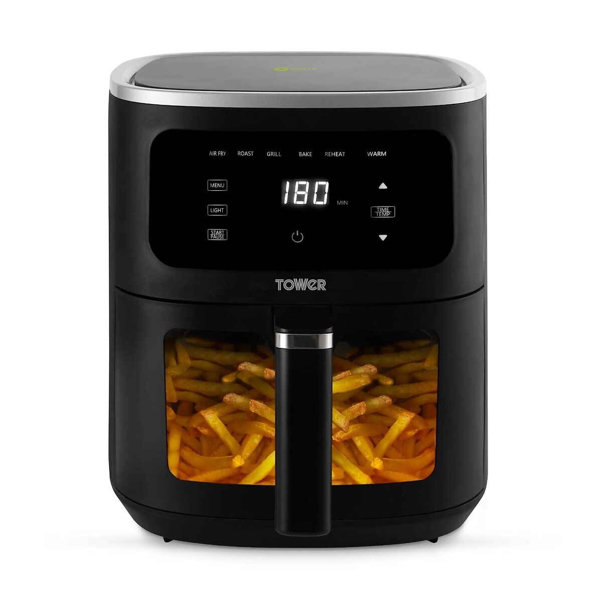 Vortx Vizion 4L Air Fryer - T17174 black, TOWER