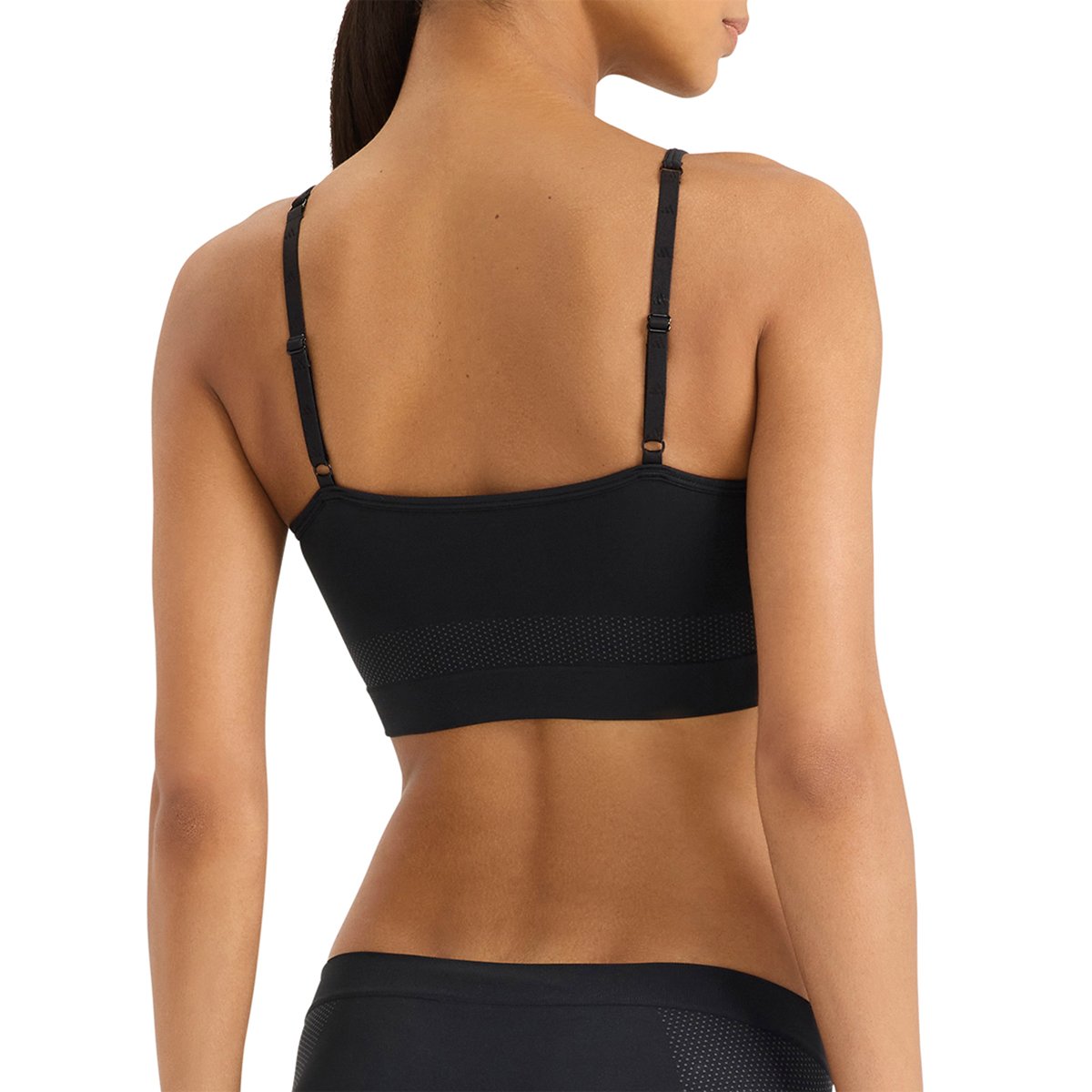 Brassière ACTIVE MICRO STRETCH SEAMLESS noir, adidas Performance