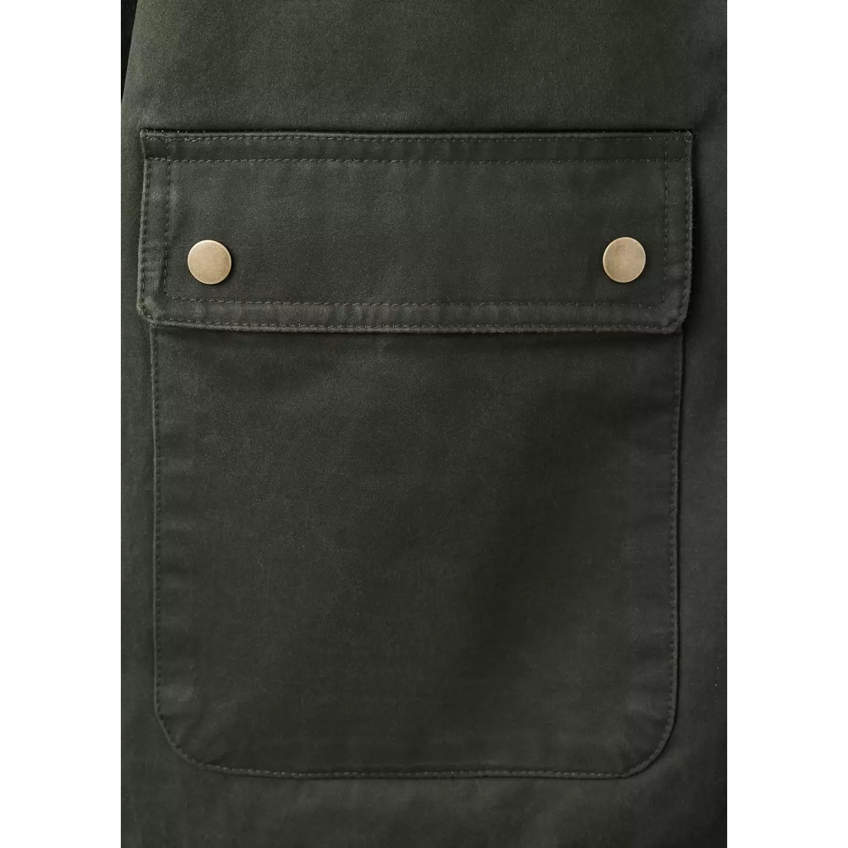 Parka col contrasté kaki, MANGO TEEN