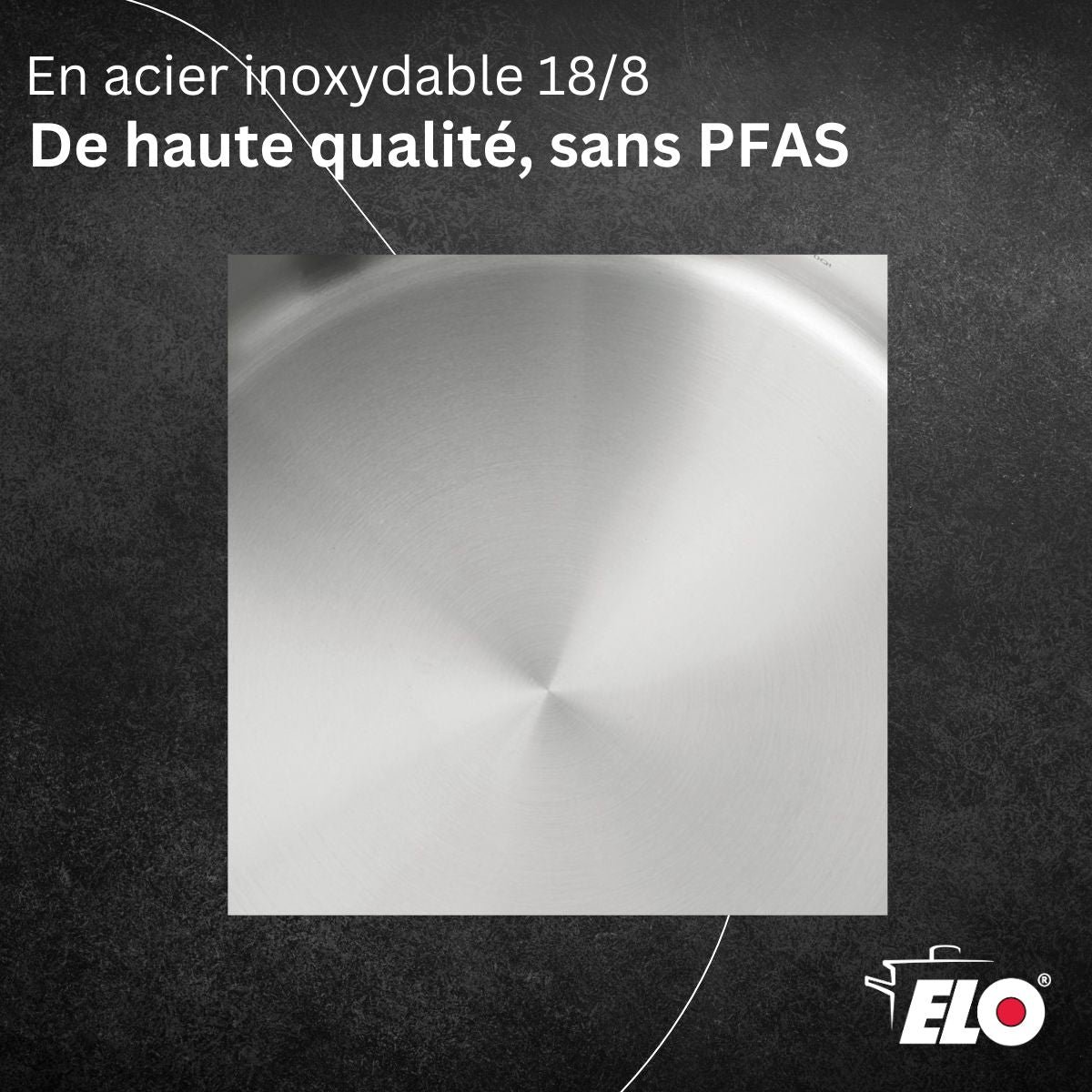 Sauteuse 16 cm en acier inoxydable 18/8 PROFI CUISINE inox, ELO