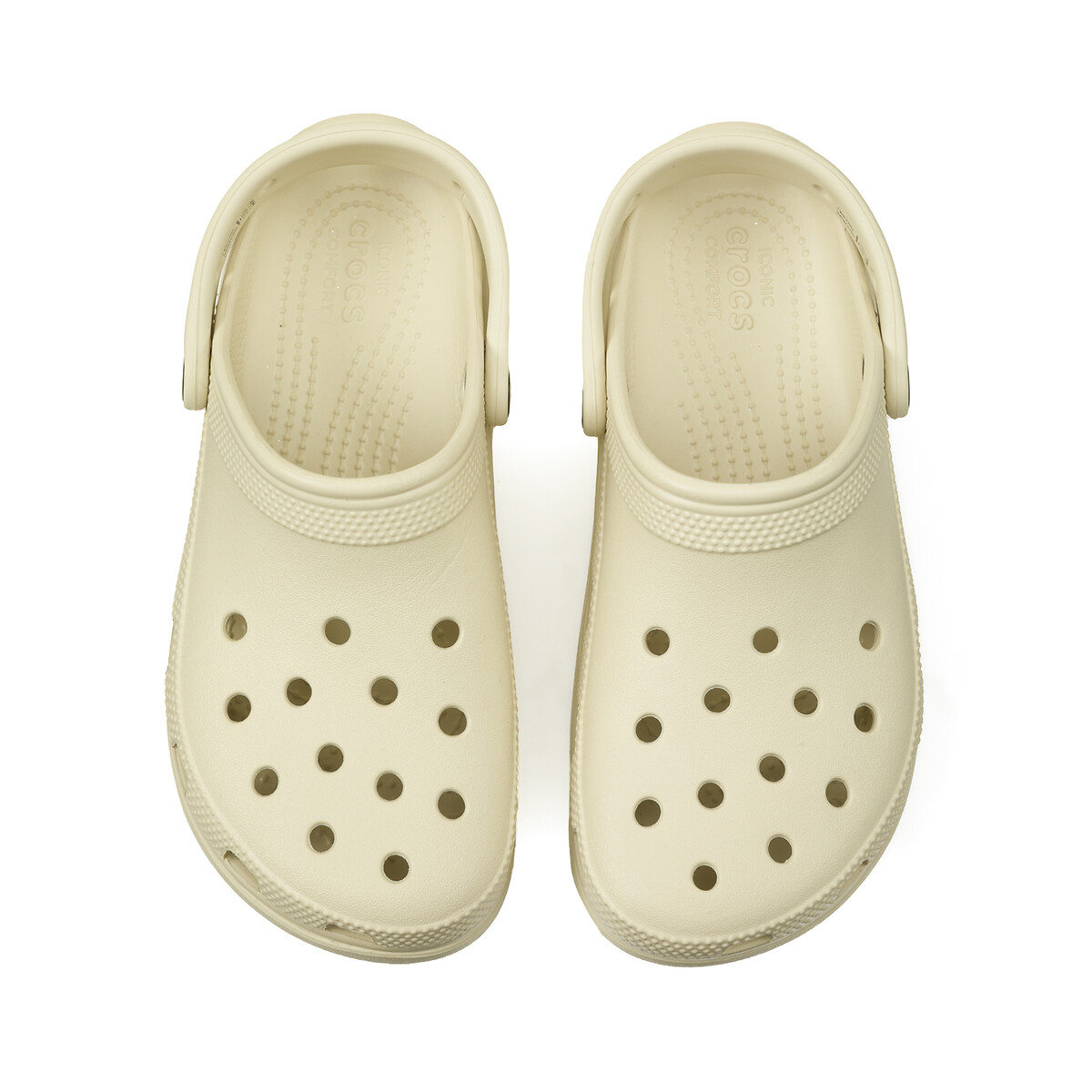 Plateau-Clogs Classic ecru, CROCS