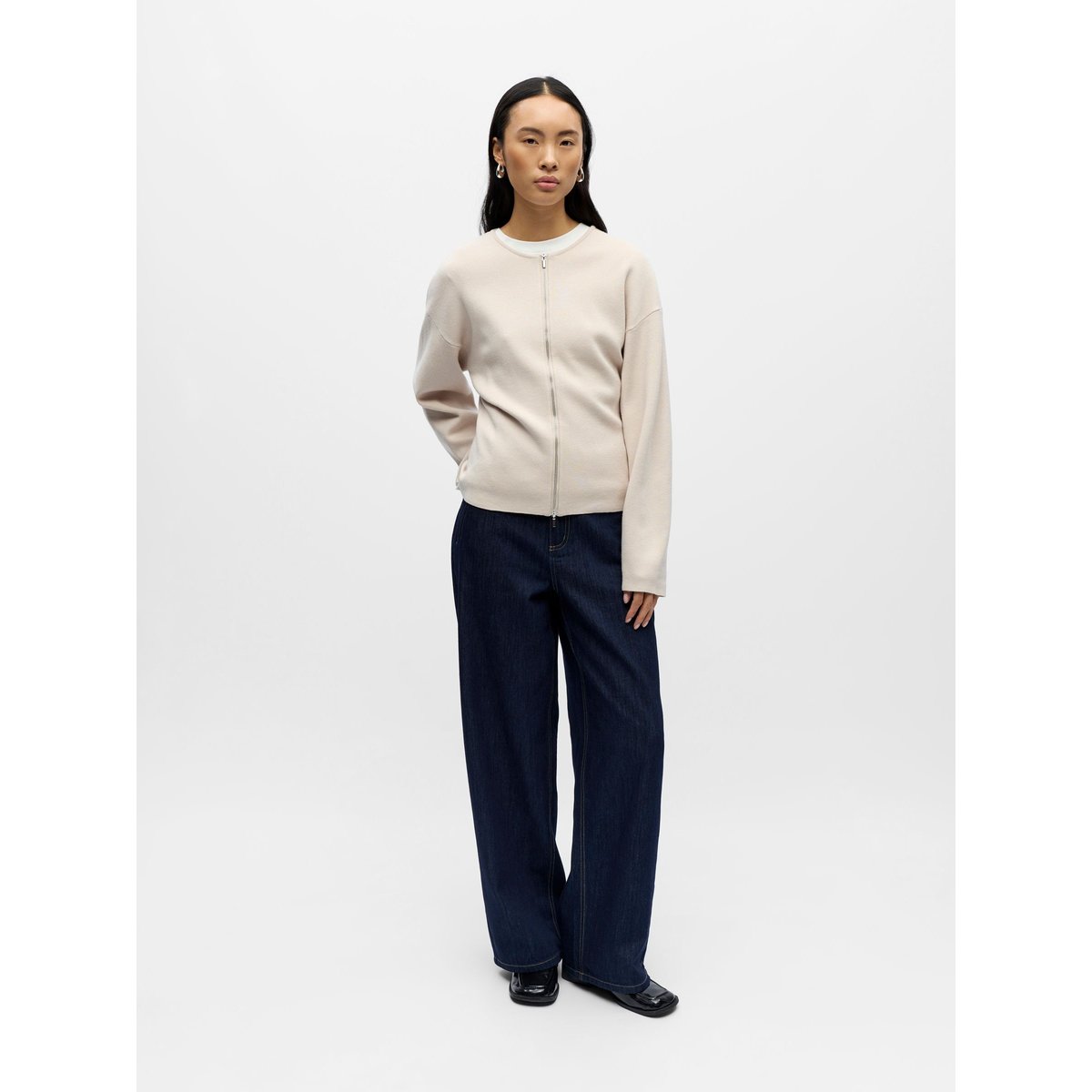 Cardigan silver gray, OBJECT