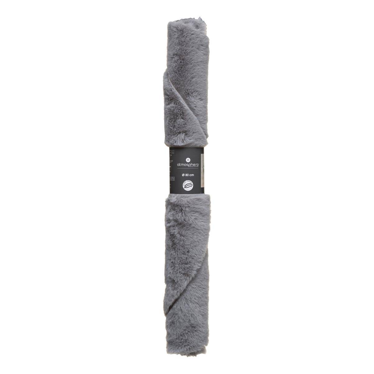 Tapis extra doux COUKA gris galet, ATMOSPHERA