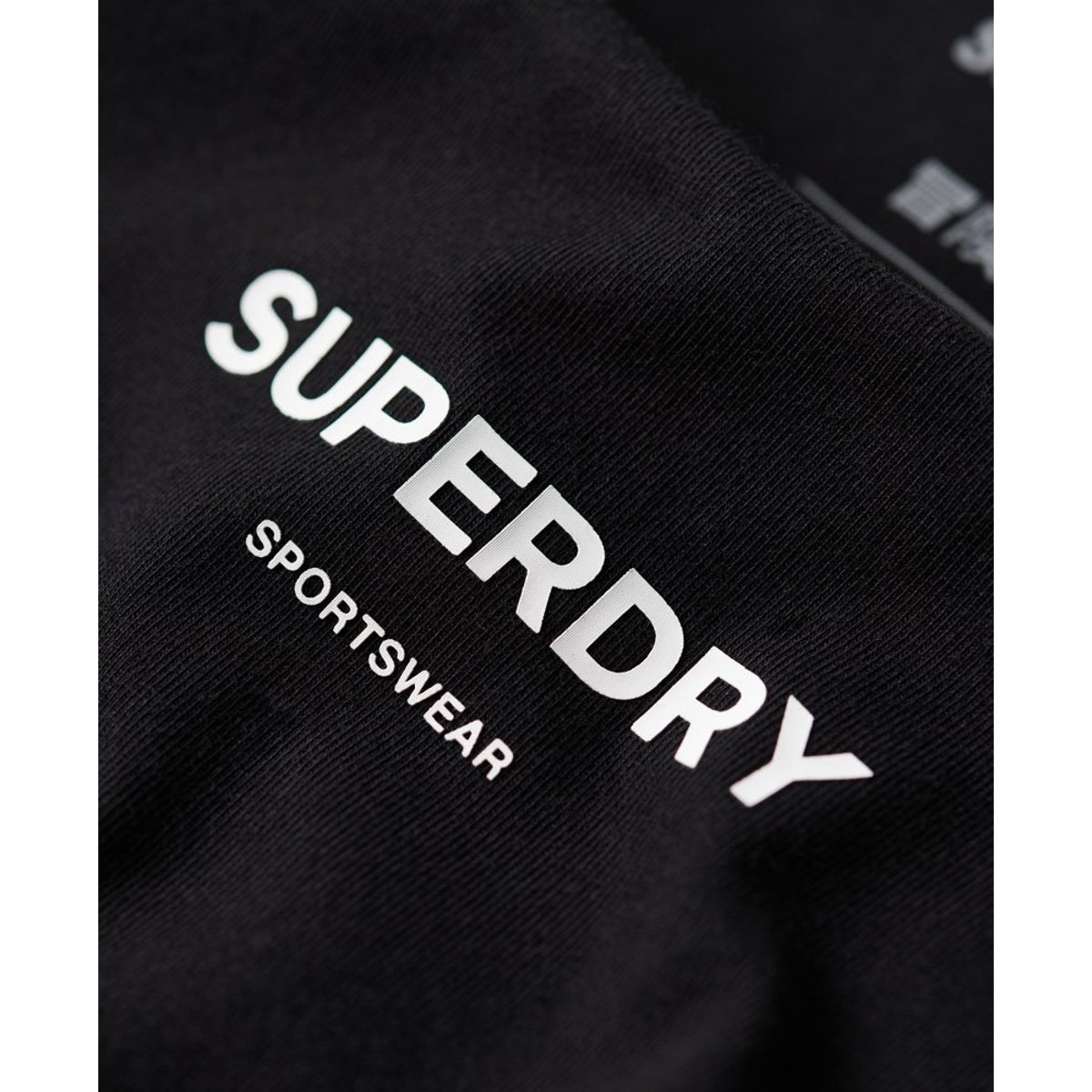 Brassière de sport Core noir/blanc, SUPERDRY
