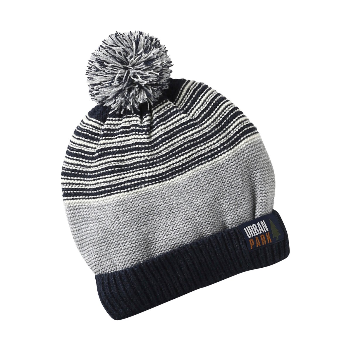 Coffret Noël bonnet Urban Park + snood + moufles/gants gris chiné, VERTBAUDET