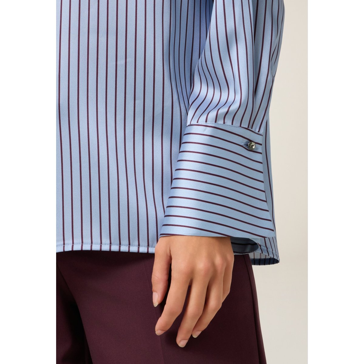 Chemise rayée light - blue, OLTRE