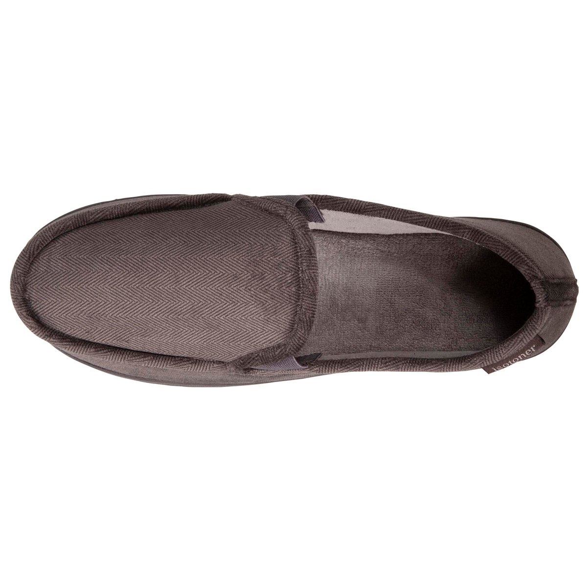 Chaussons Mocassins gris, ISOTONER