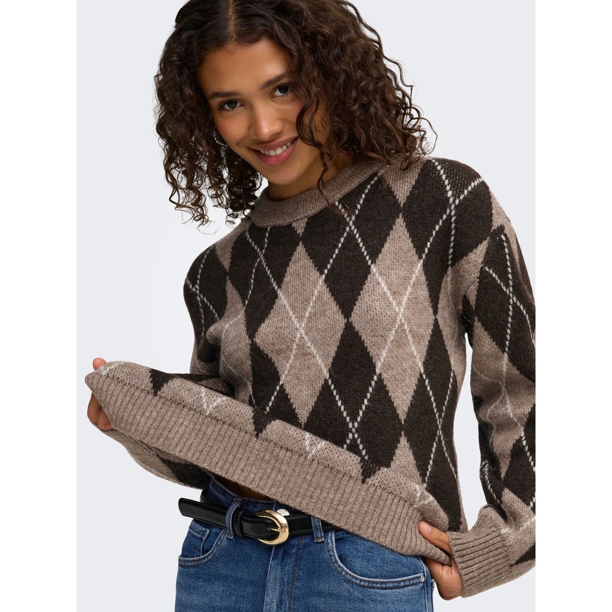 Pull En Maille marron - chocolate torte 1, JDY