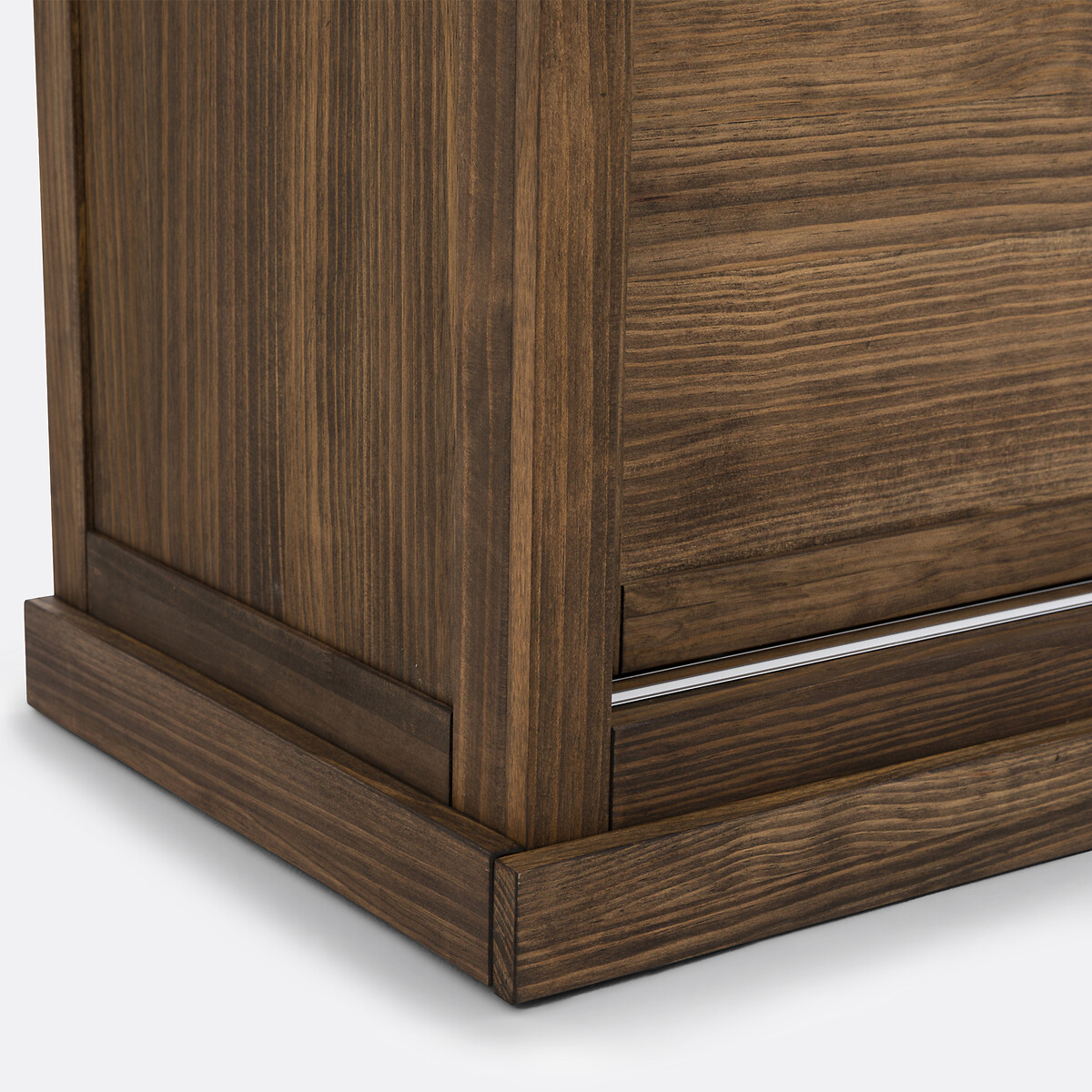 Buffet 2 portes 2 tiroirs pin massif et MDF, Lunja ciré naturel, LA REDOUTE INTERIEURS