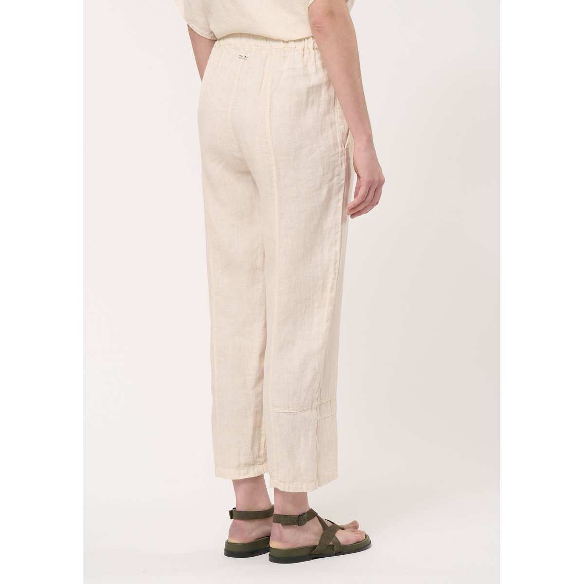 Pantalon 7/8ème en lin naturel, HUMILITY