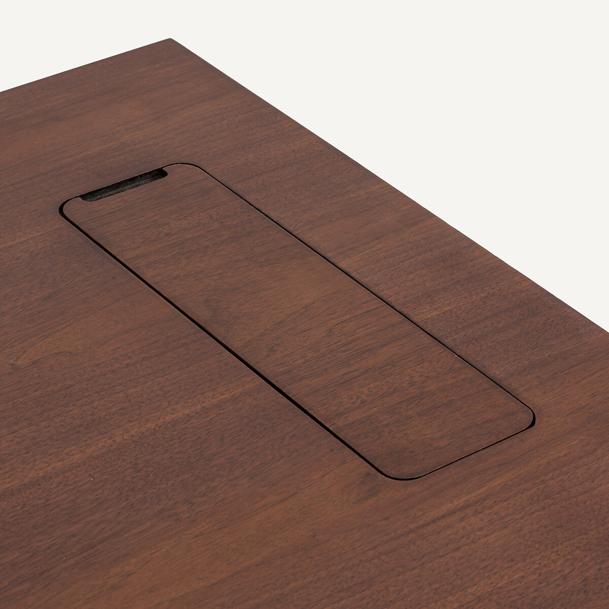 Plateau de bureau en plaqué noyer, largeur 150 cm, MIKUBE noyer, AM.PM