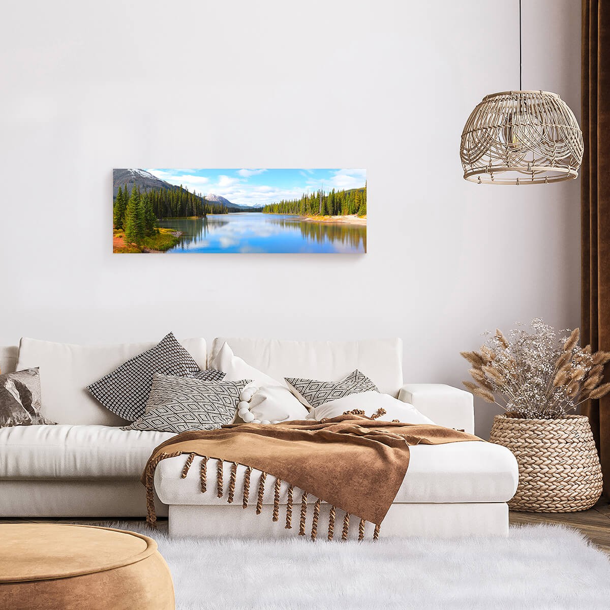 Tableau Mural Lac Montagneux LAC tableaux sur toile-bleu, CEANOTHE