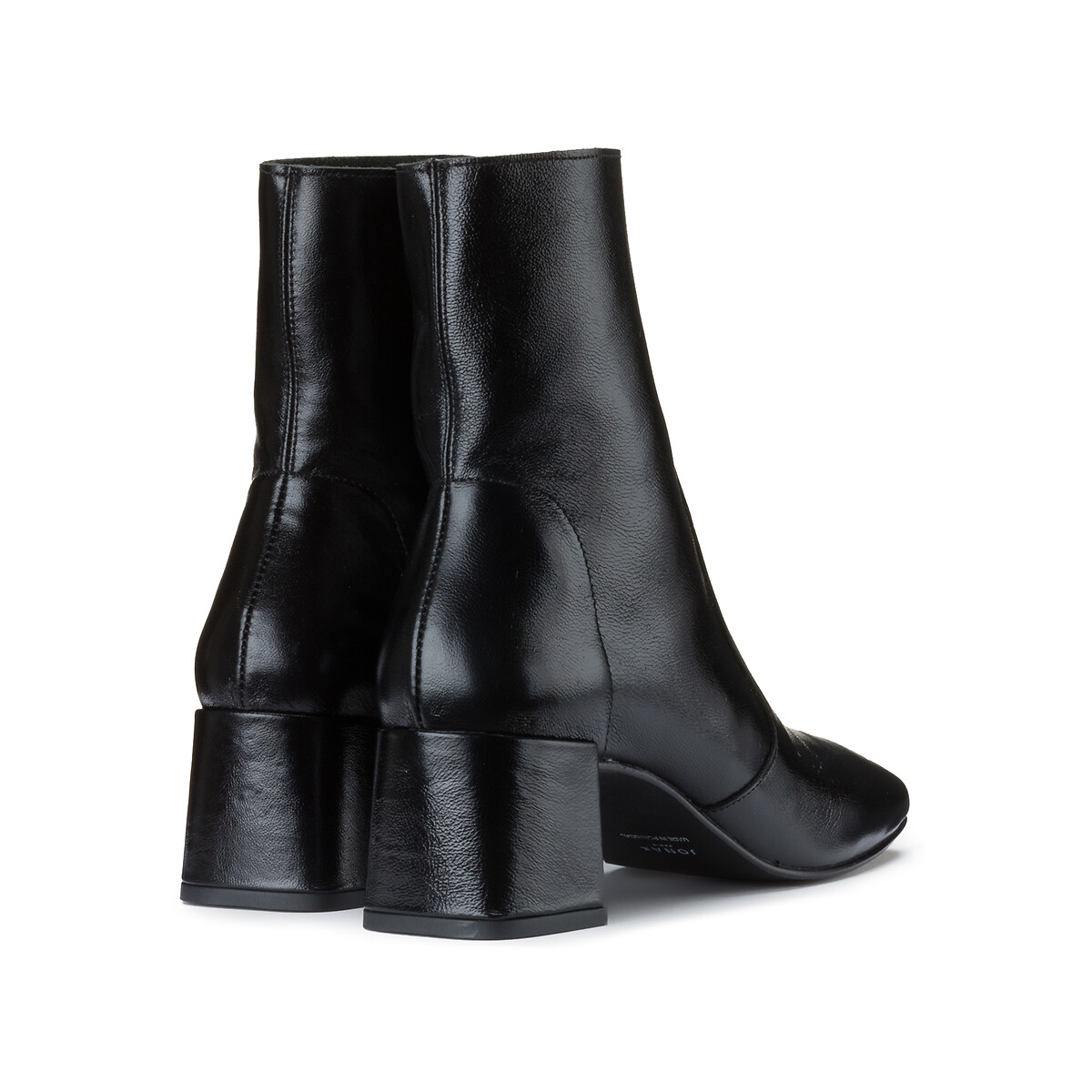 Bottines in verouderd leer, Amalric zwart, JONAK