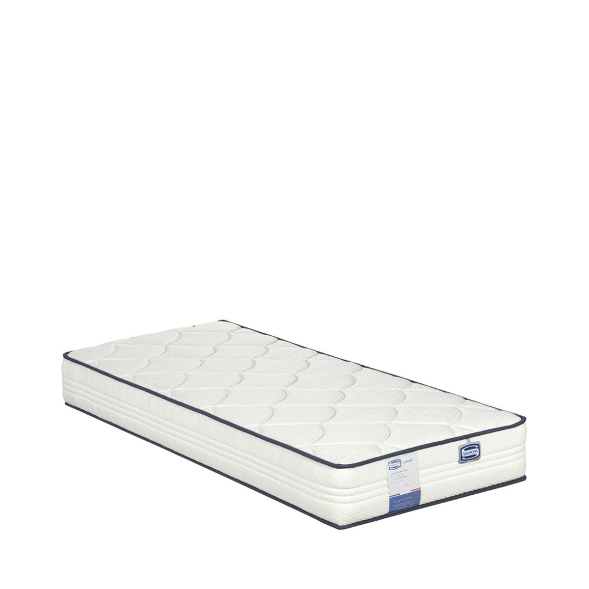 Matelas 100% ressorts, accueil ferme- FITNESS couleur unique, SIMMONS