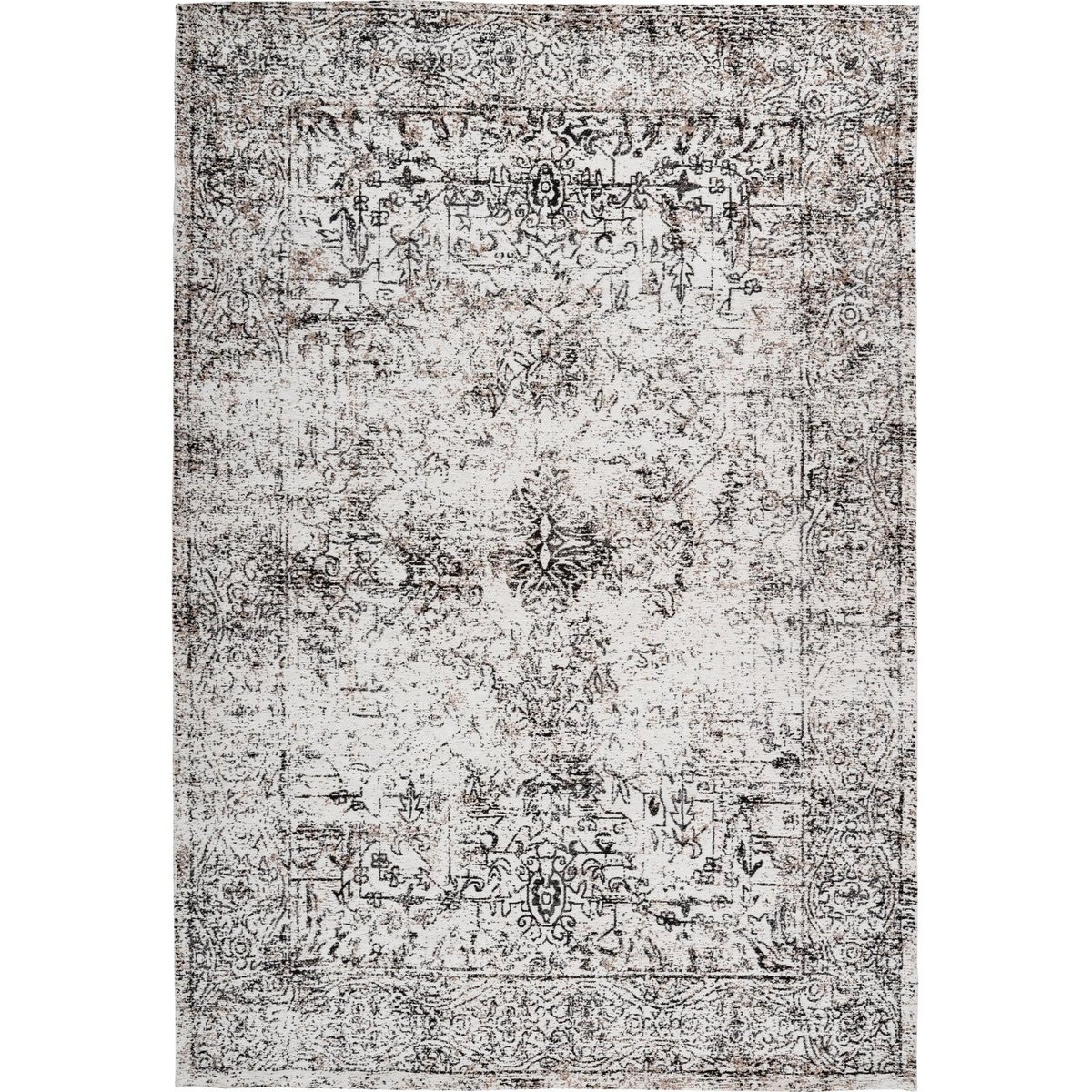 Tapis rectangulaire tissé, IGLESIA gris, beige, ARTE ESPINA