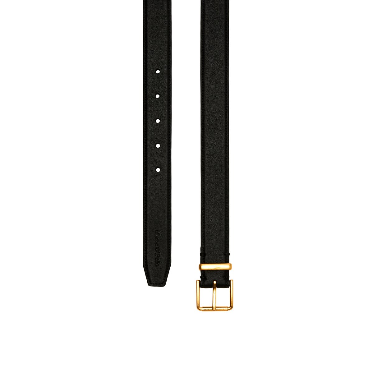 Ceinture en cuir de vache noble noir, MARC O'POLO