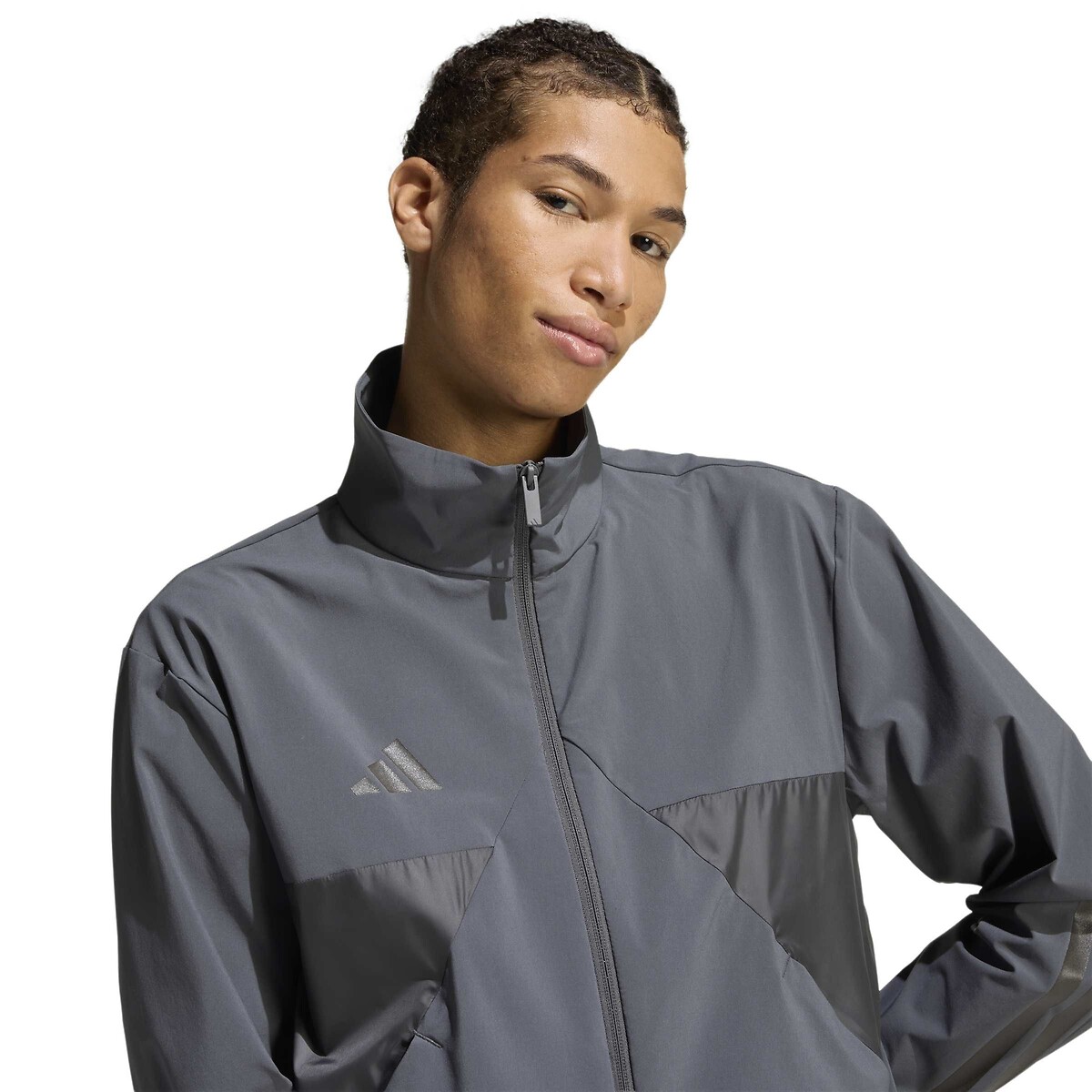 Chaqueta de chándal HOUSE OF TIRO gris oscuro, ADIDAS SPORTSWEAR