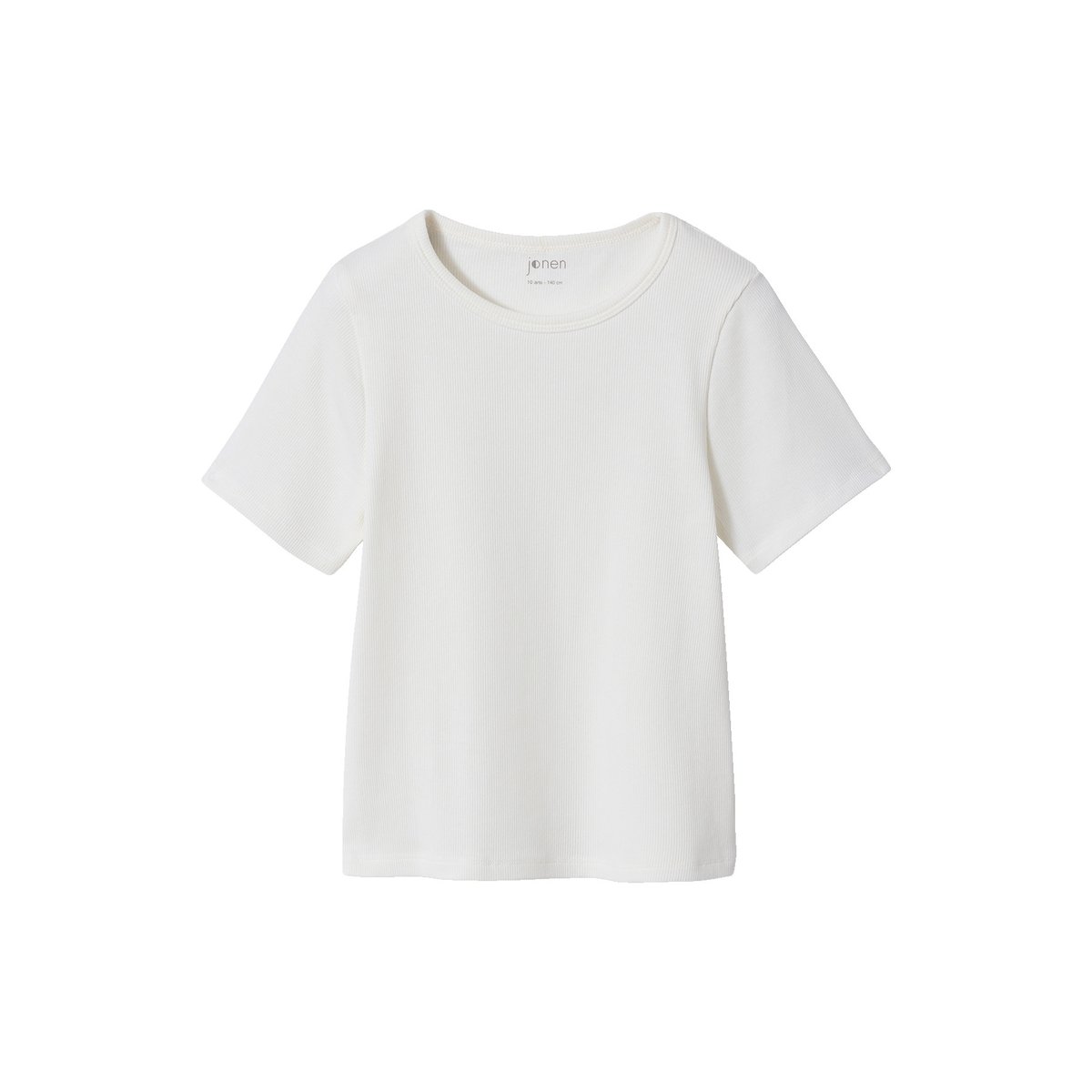 Lot 3 T-shirt côtelé écru, JONEN