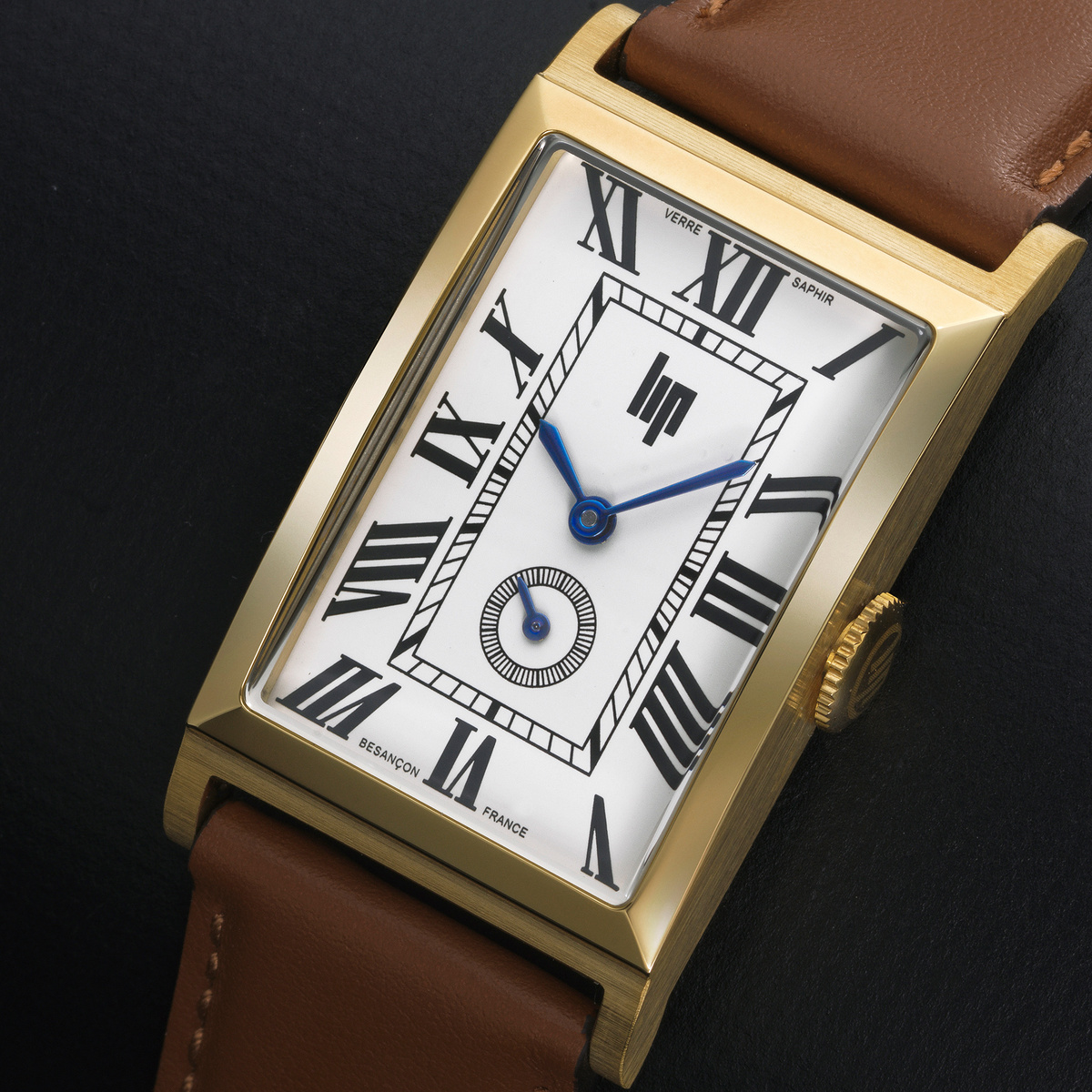 Montre Analogique CHURCHILL doré blanc marron, LIP