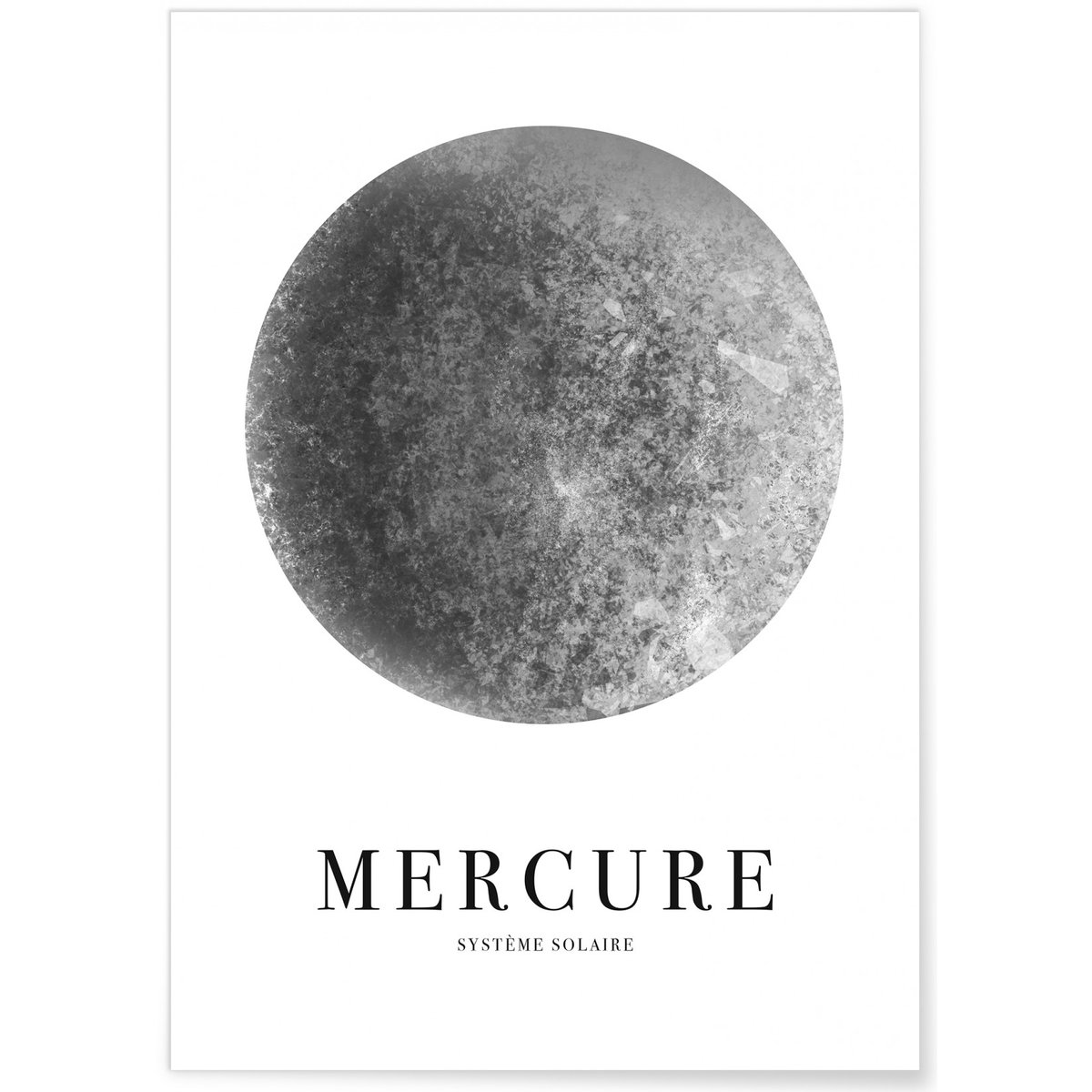 Affiche Mercure blanc, L'AFFICHERIE