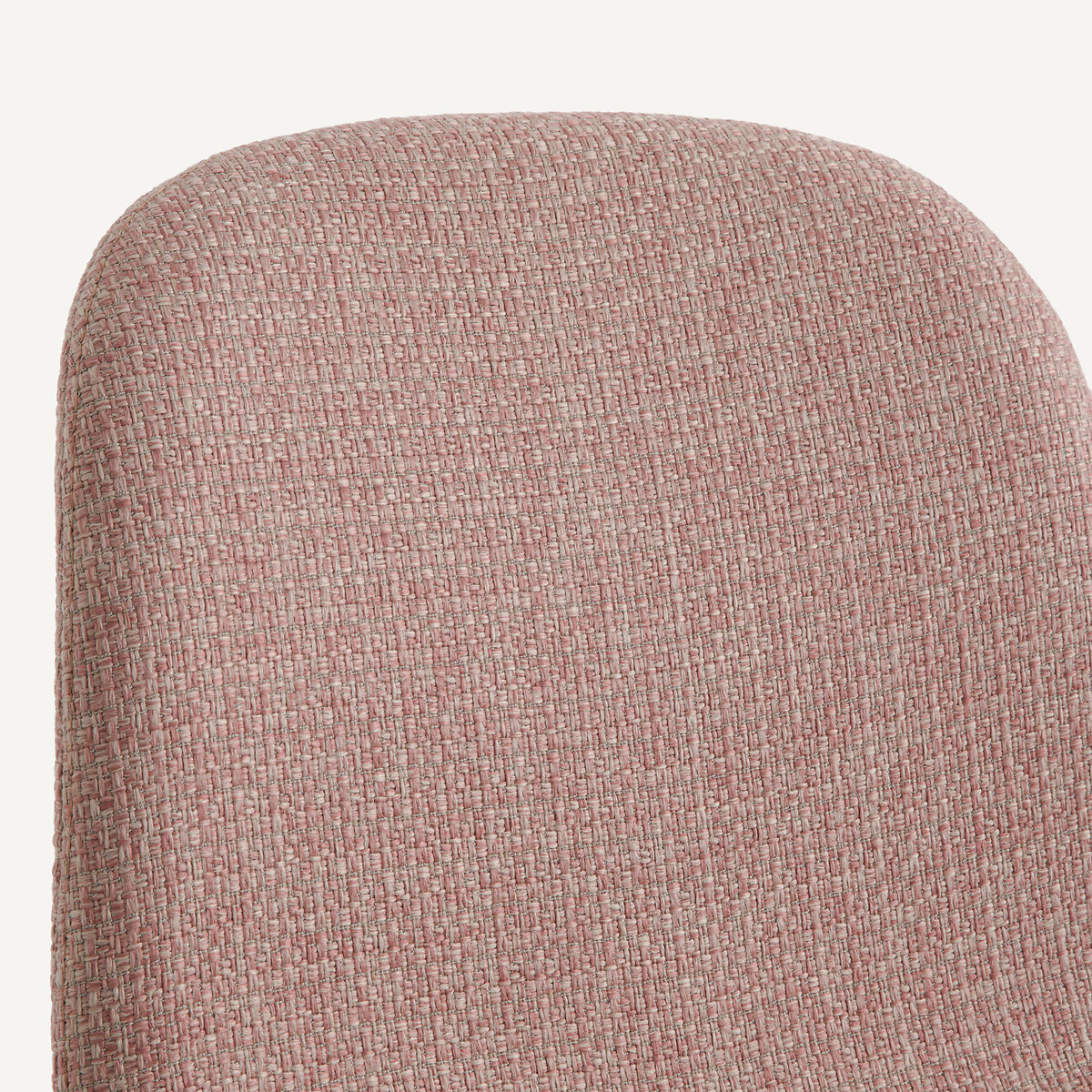 Chaise tissu natté chiné, Tibby rose fard, AM.PM