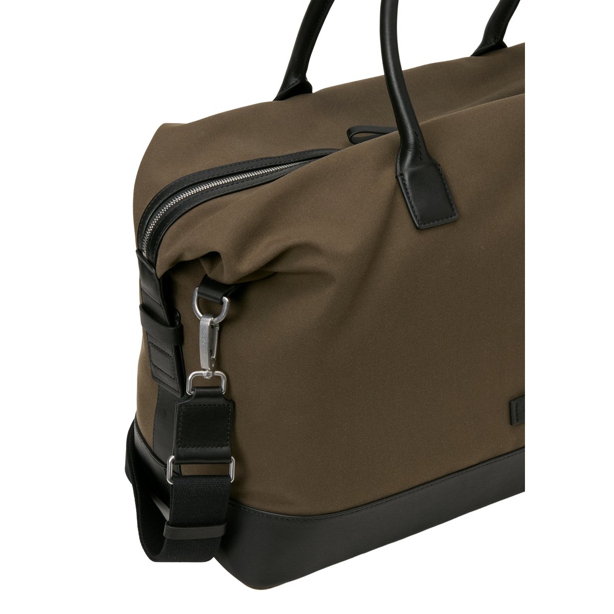 Sac de week-end en toile, modèle Loke avec des détails en cuir véritable braun, MARC O'POLO