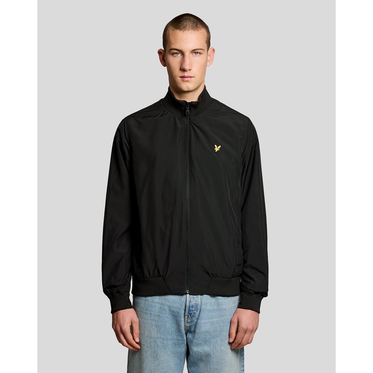 Veste shell col cheminée noir jais, LYLE & SCOTT