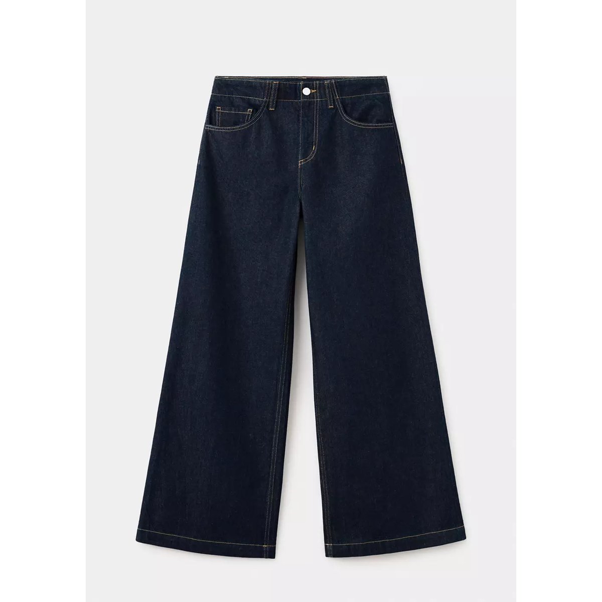 Jean large taille normale bleu, MANGO