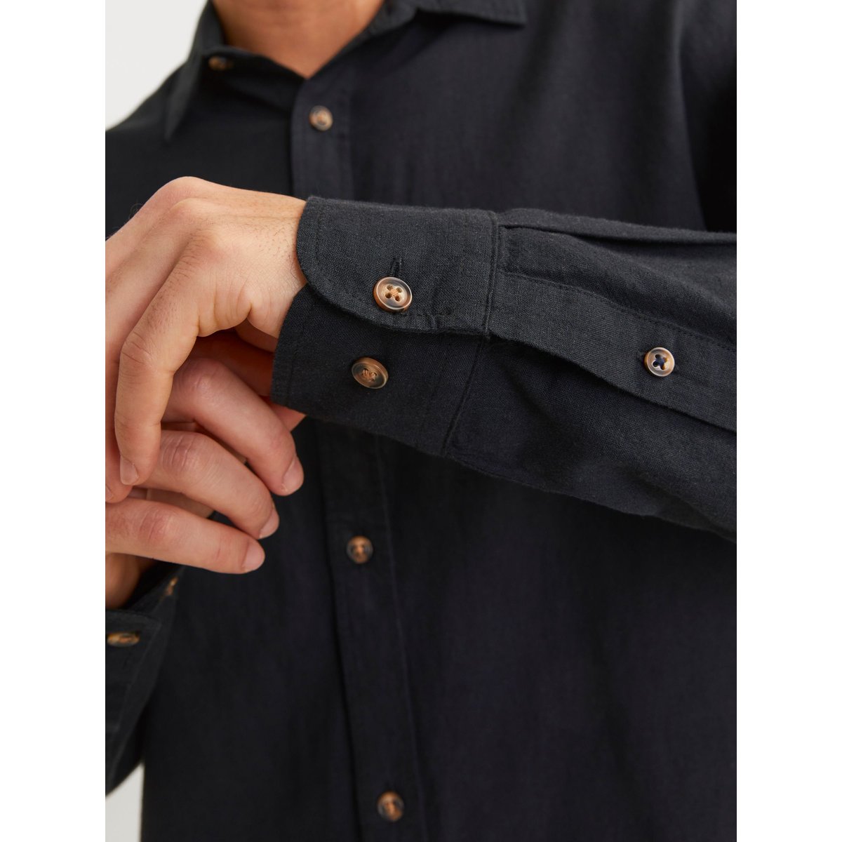 Chemise noire - black, JACK & JONES