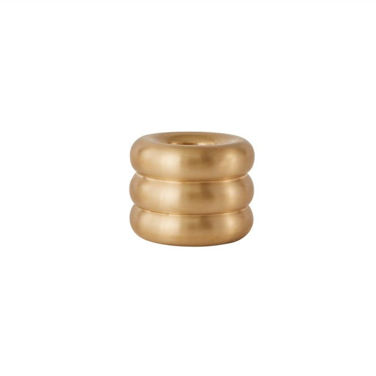 Bougeoir en laiton décoratif LIVING bronze, OYOY LIVING DESIGN