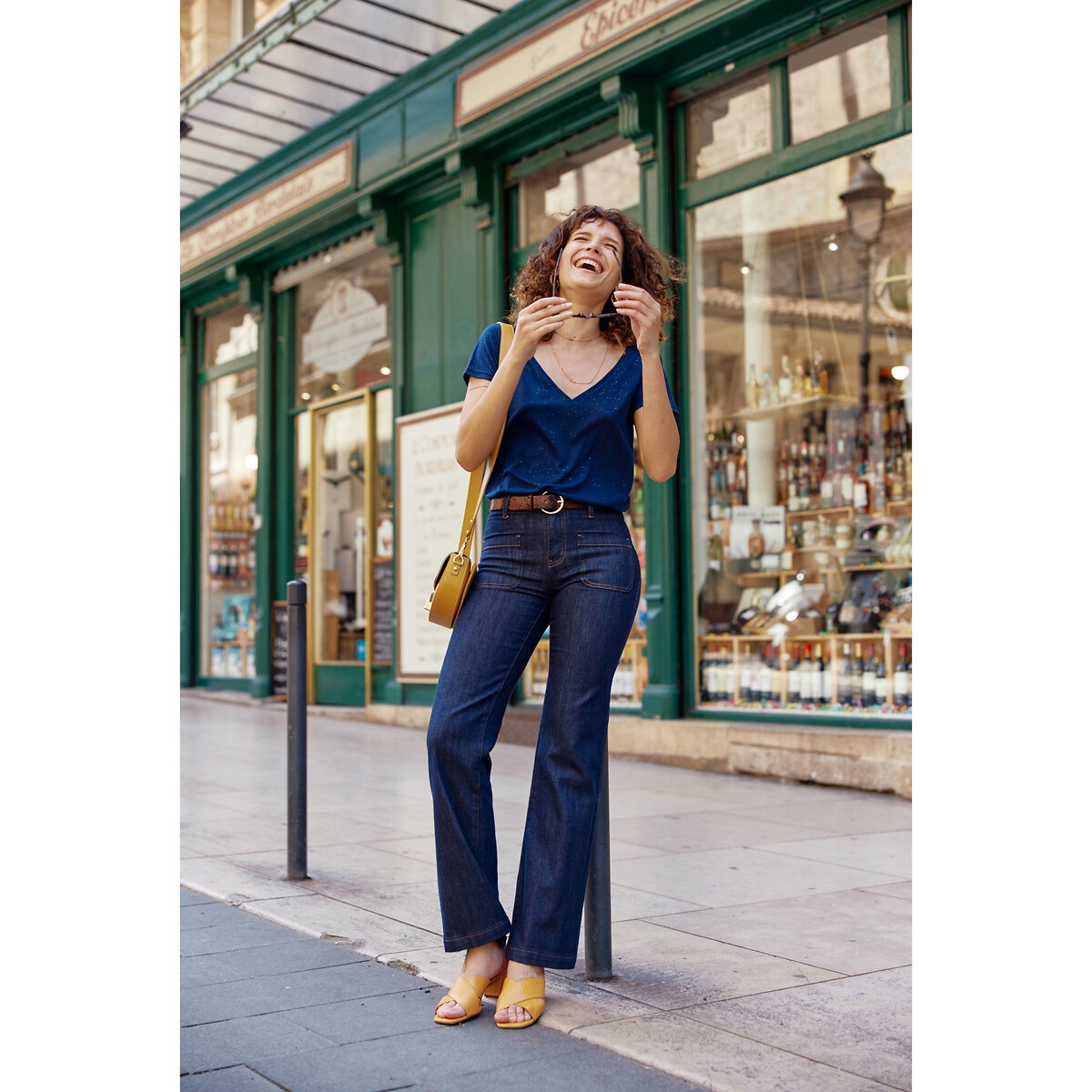 Jean bootcut en denim SONNY brut, LA PETITE ETOILE