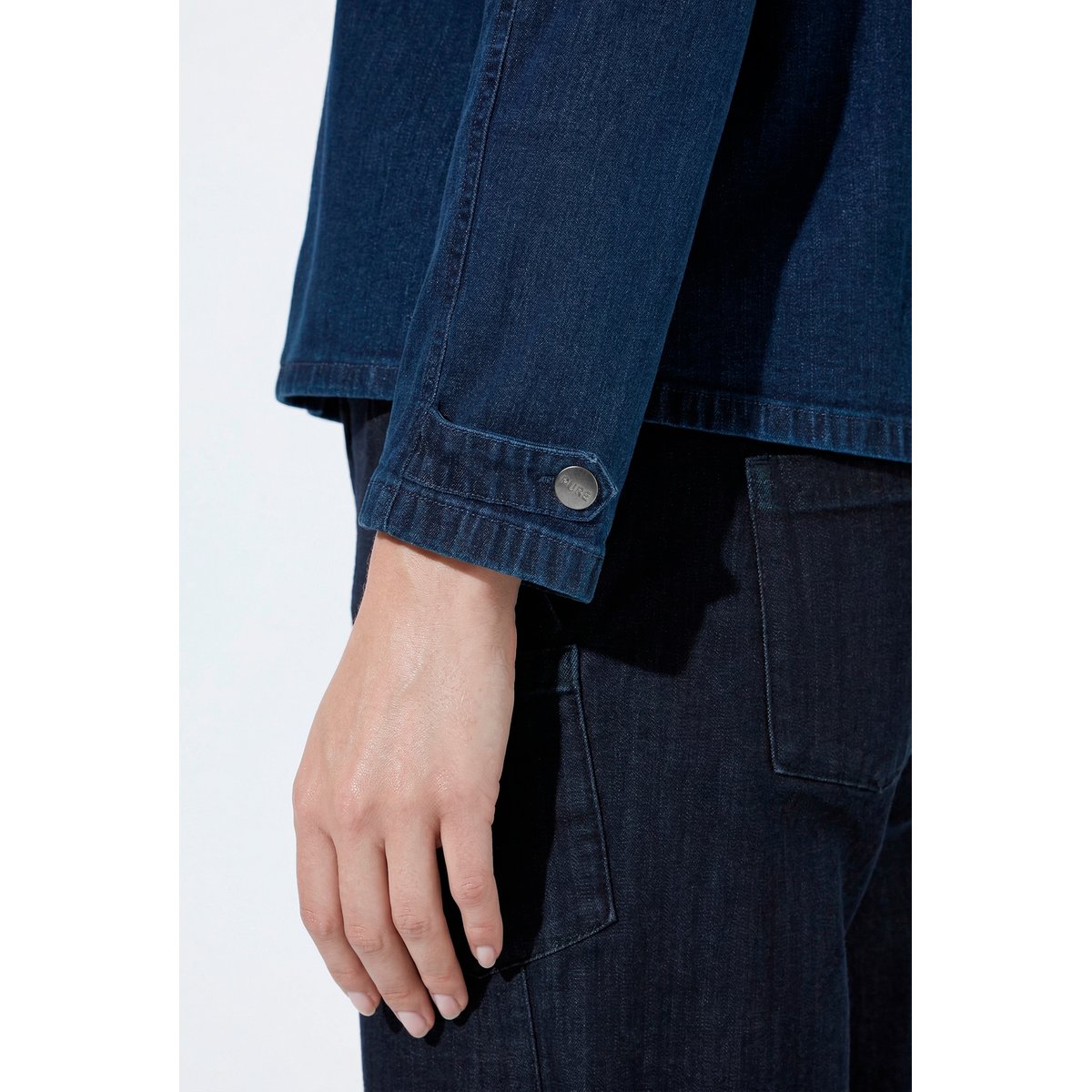 Trench-coat en jean, coton bio bleu jean, ULLA POPKEN
