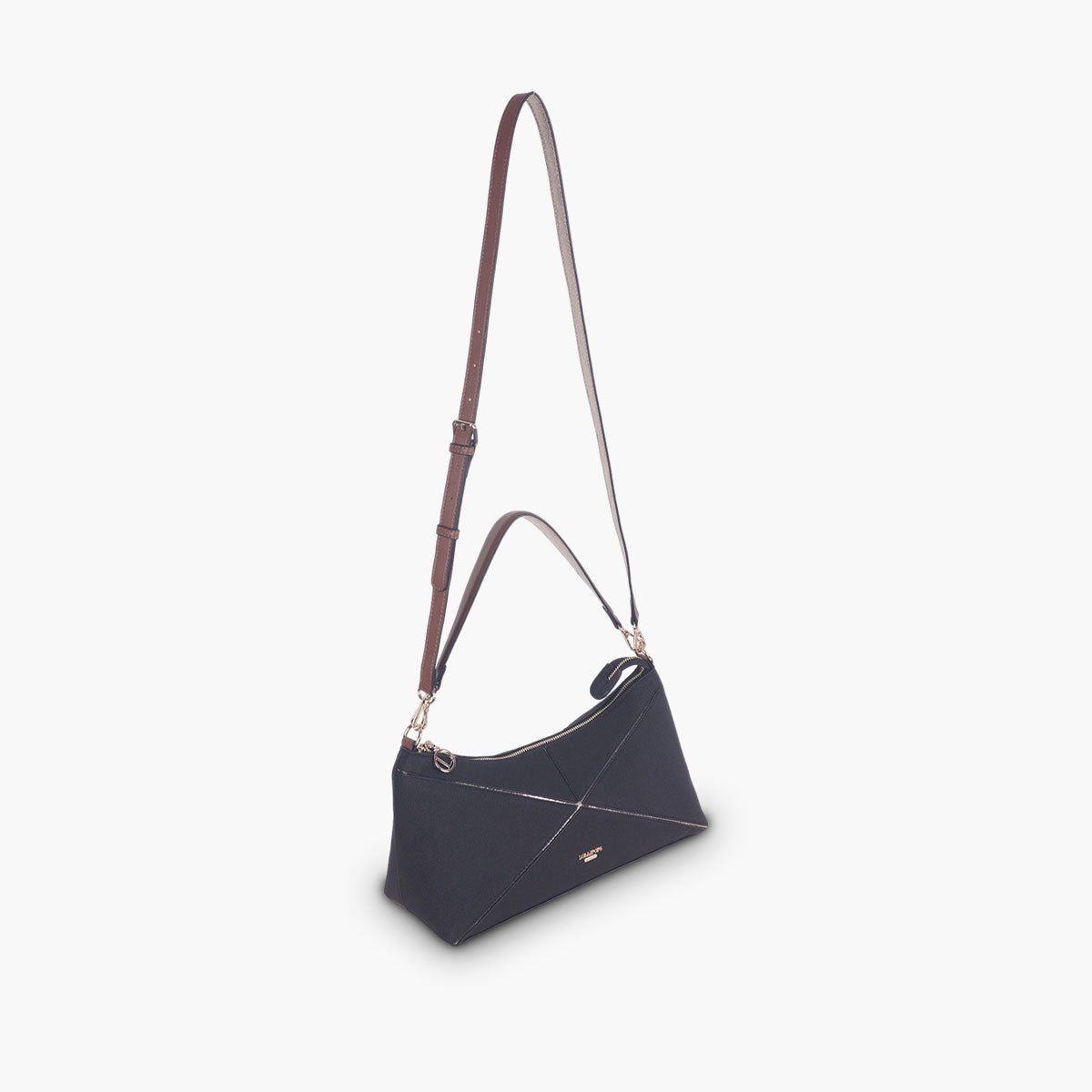 Sac porté épaule Tamelia noir,doré, LOLLIPOPS