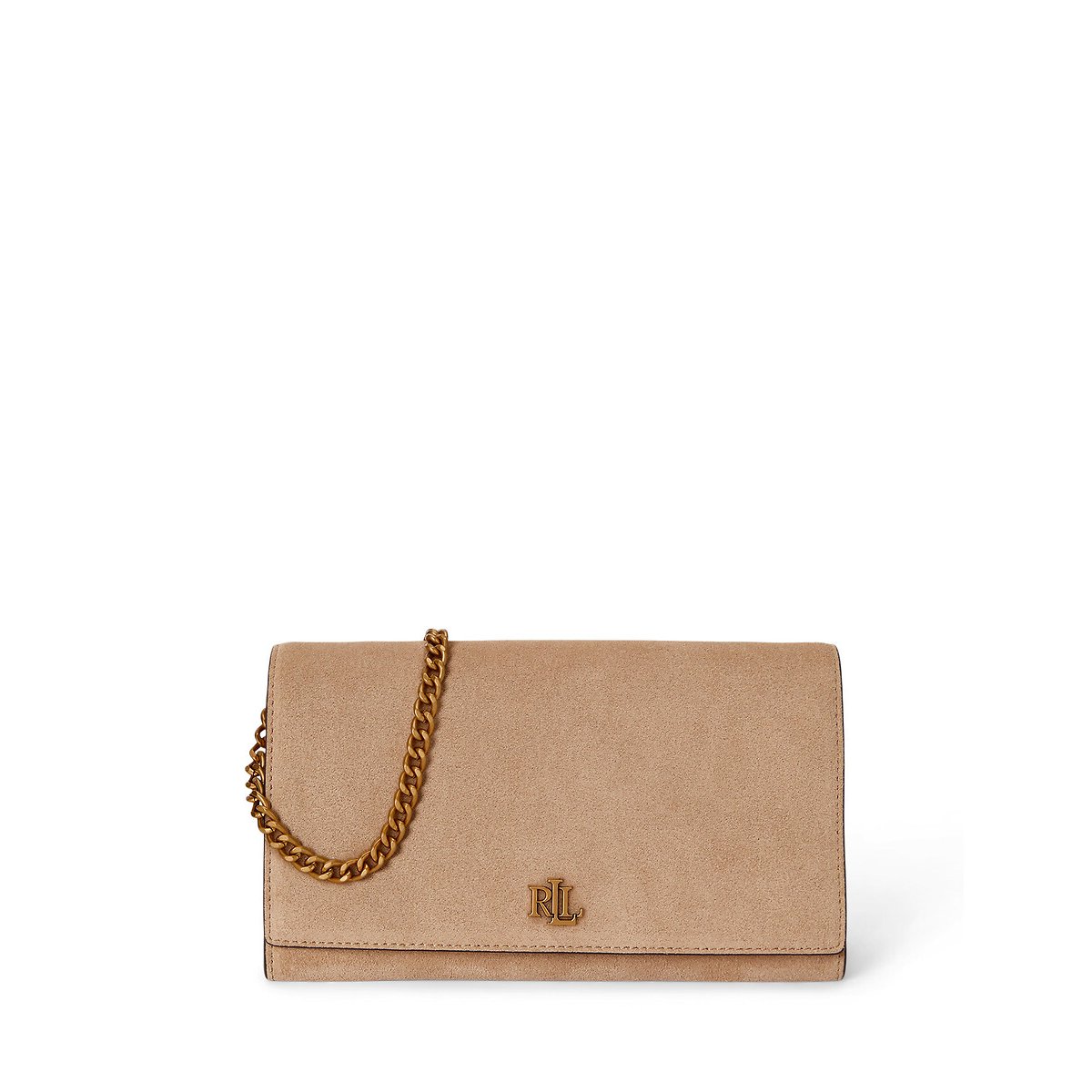 Pochette en cuir suède, ADAIR camel, LAUREN RALPH LAUREN